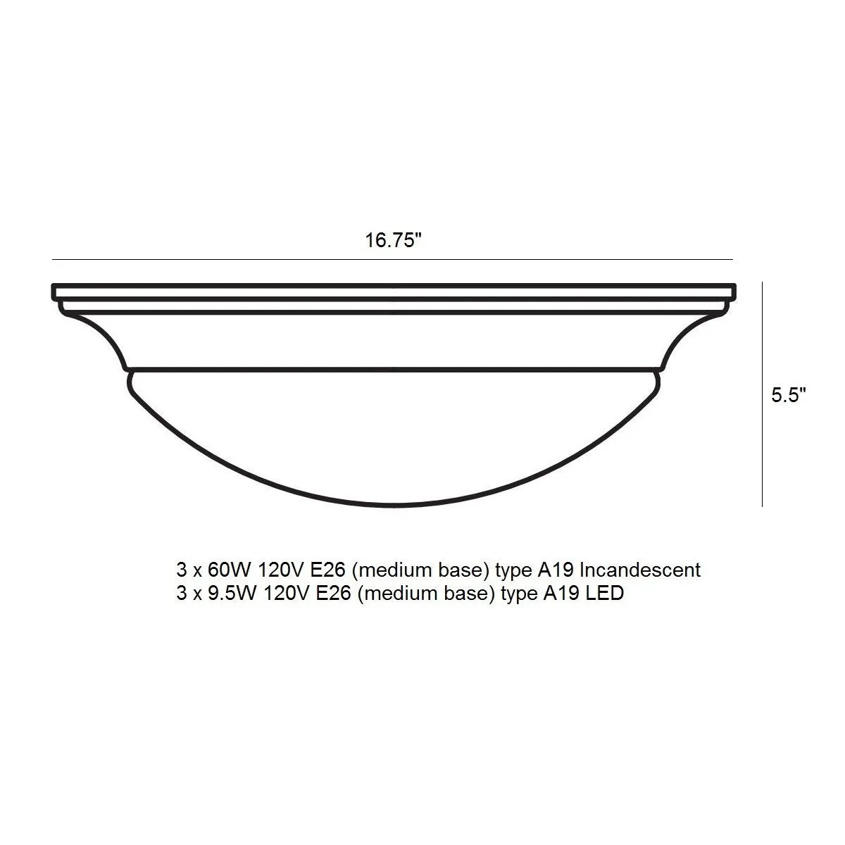 Nash Ceiling Flush Mount