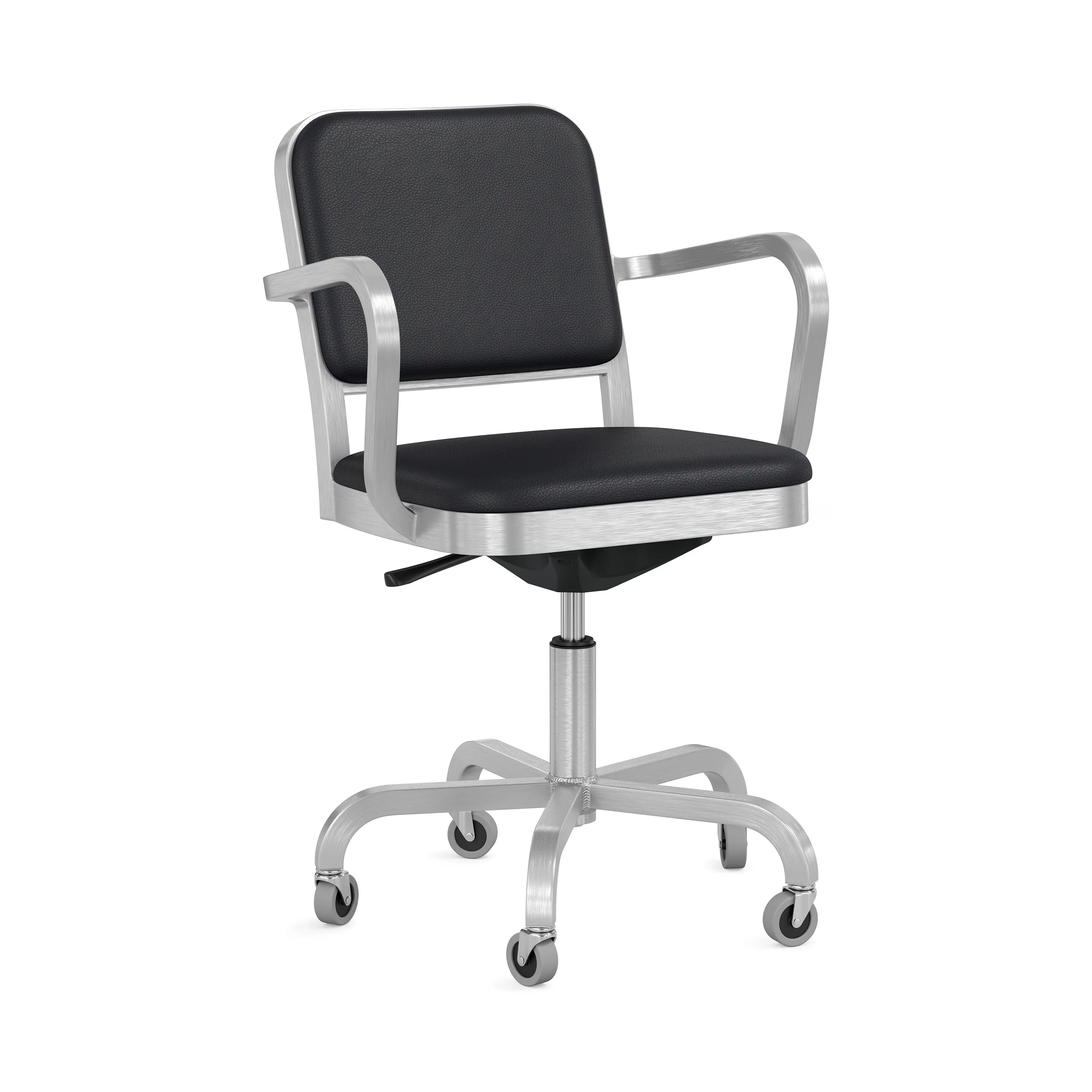 Navy Officer Swivel Armchair
