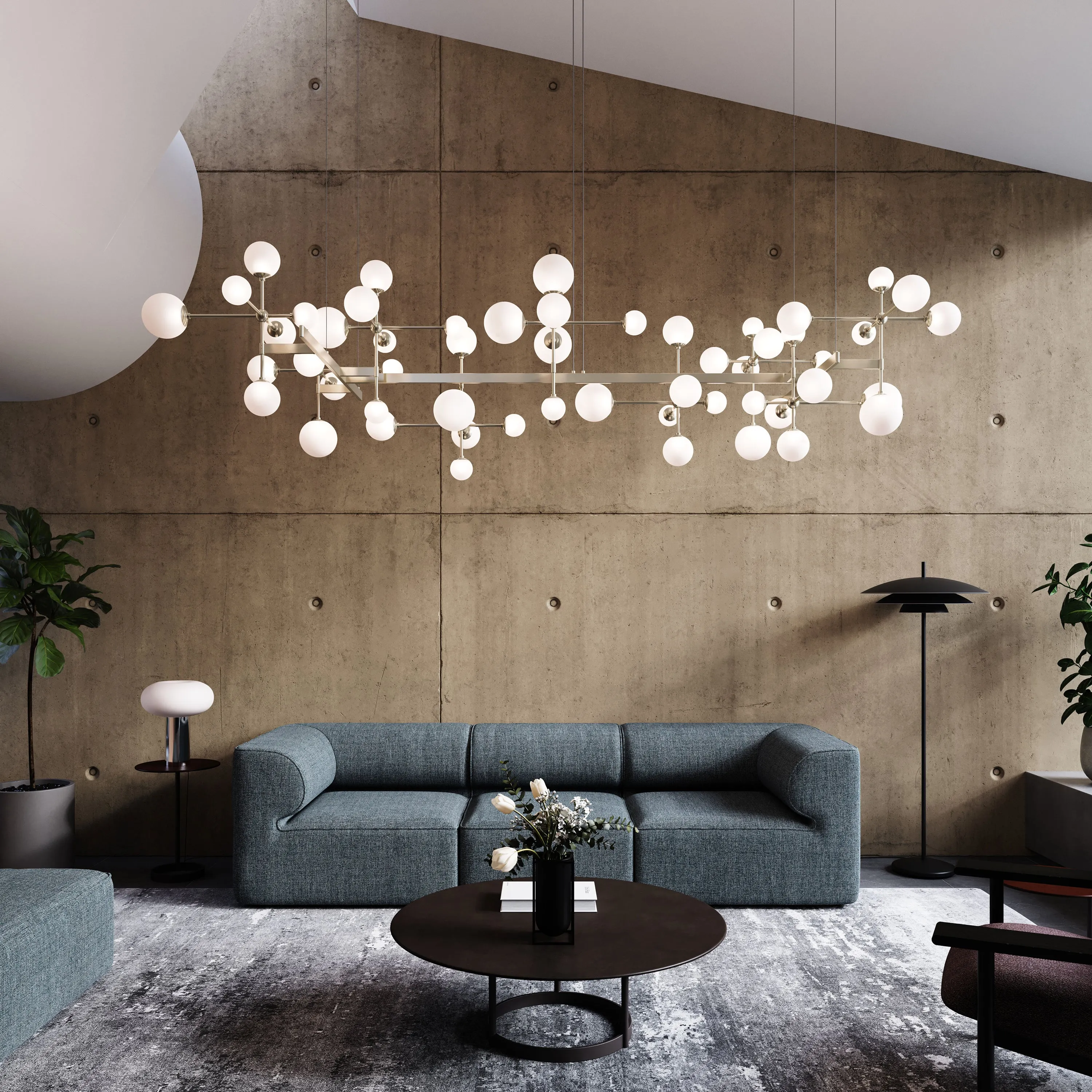 Nebula LED Bar Chandelier