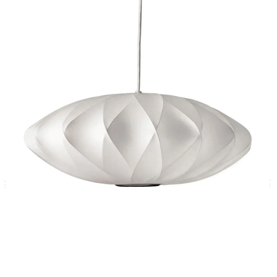 Nelson Saucer Crisscross Bubble Pendant Light