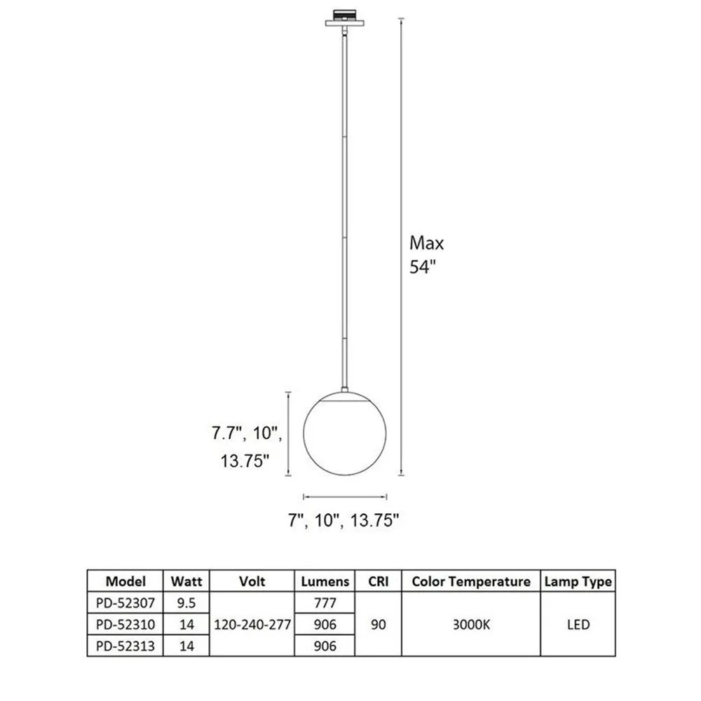 Niveous LED Pendant Light