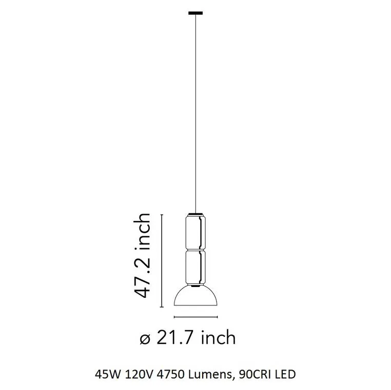 Noctambule Bowl Pendant Light