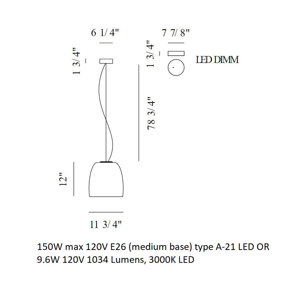 Notte Suspension Light