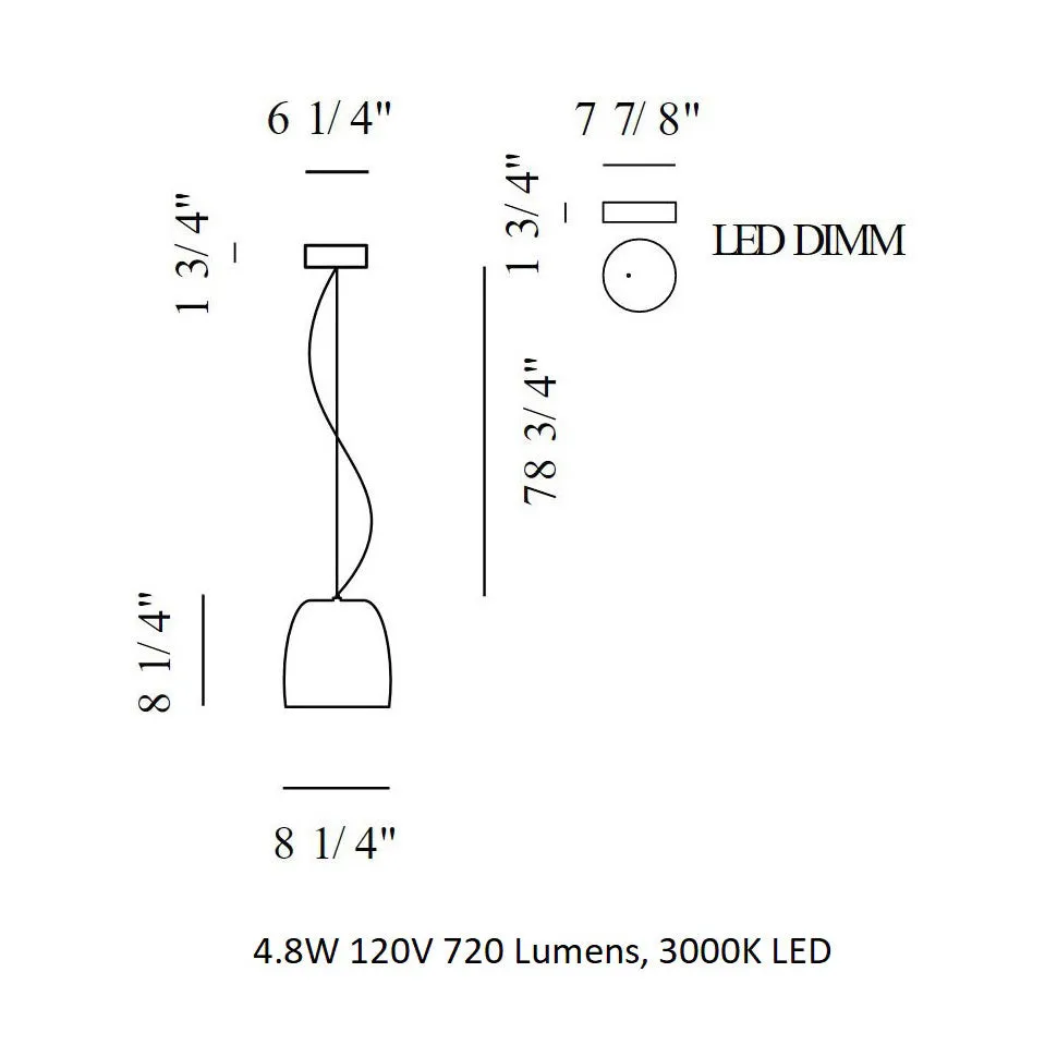 Notte Suspension Light