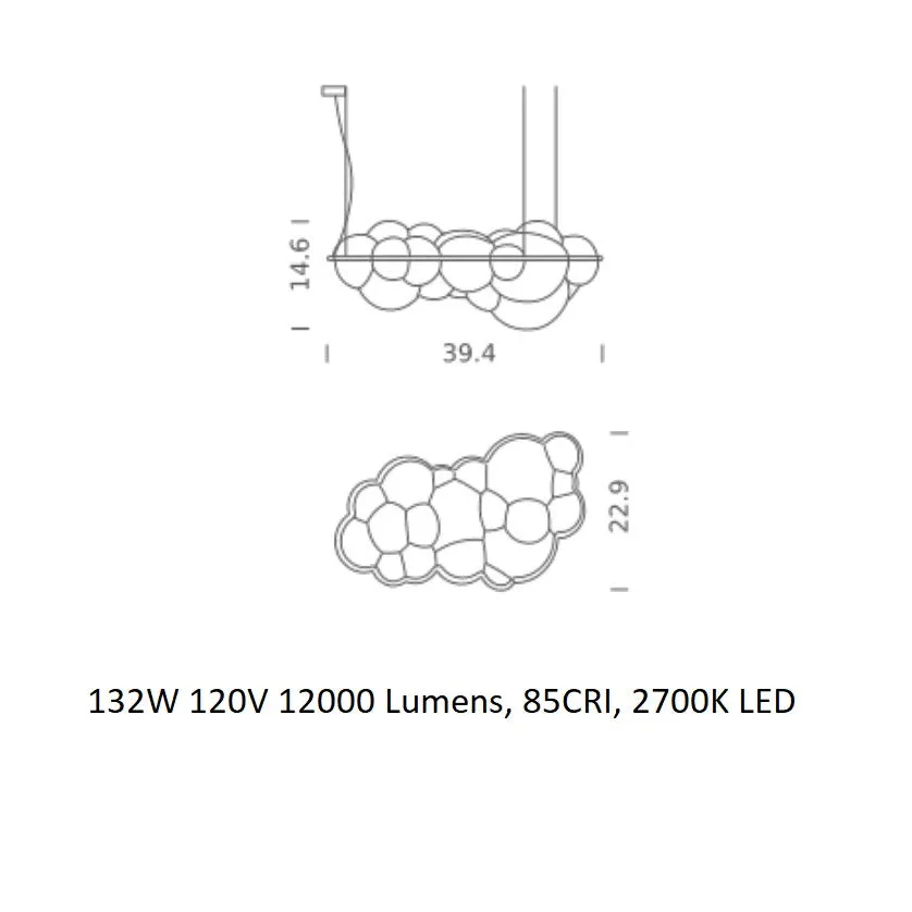 Nuvola Pendant Light