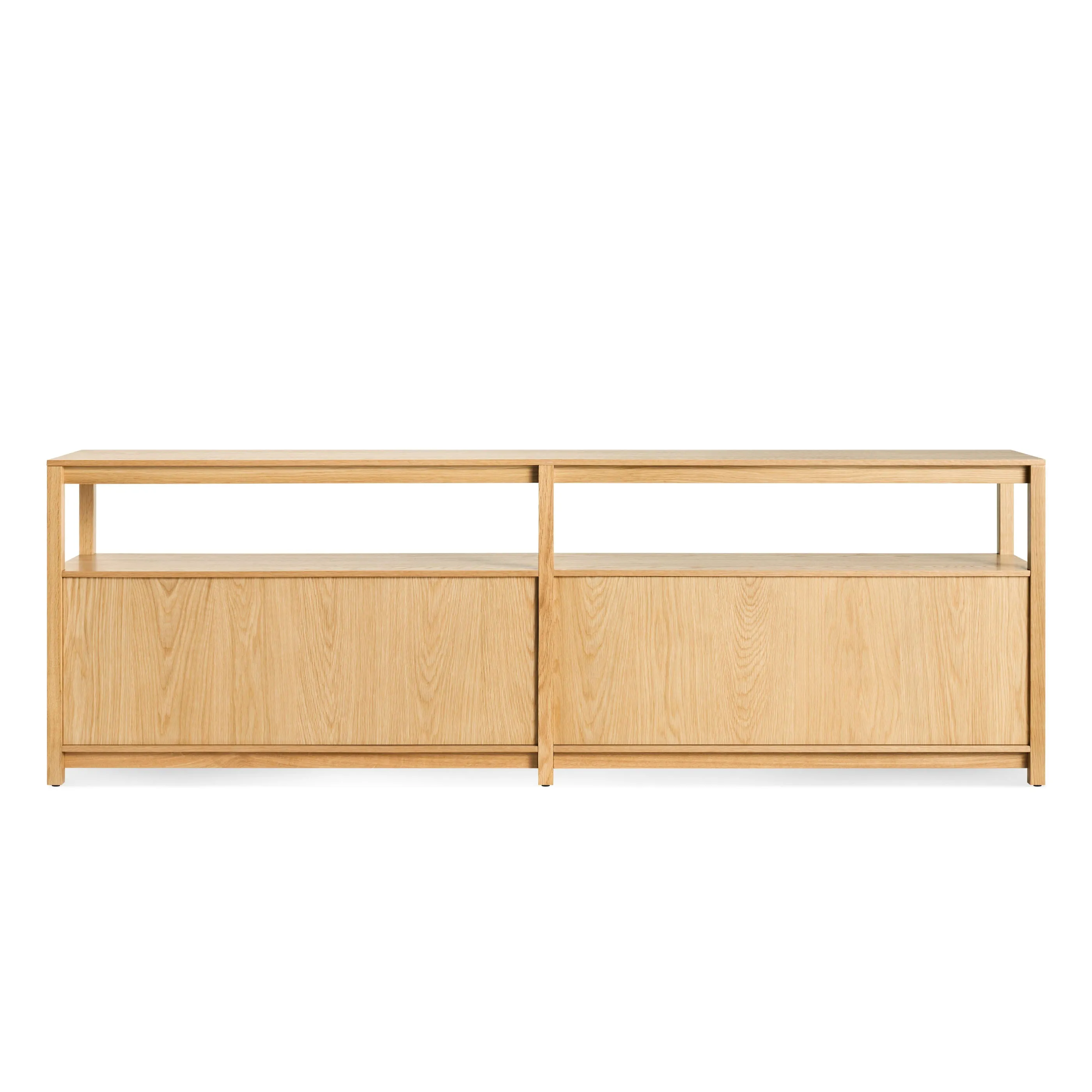 Open Plan Long and Low Bookcase