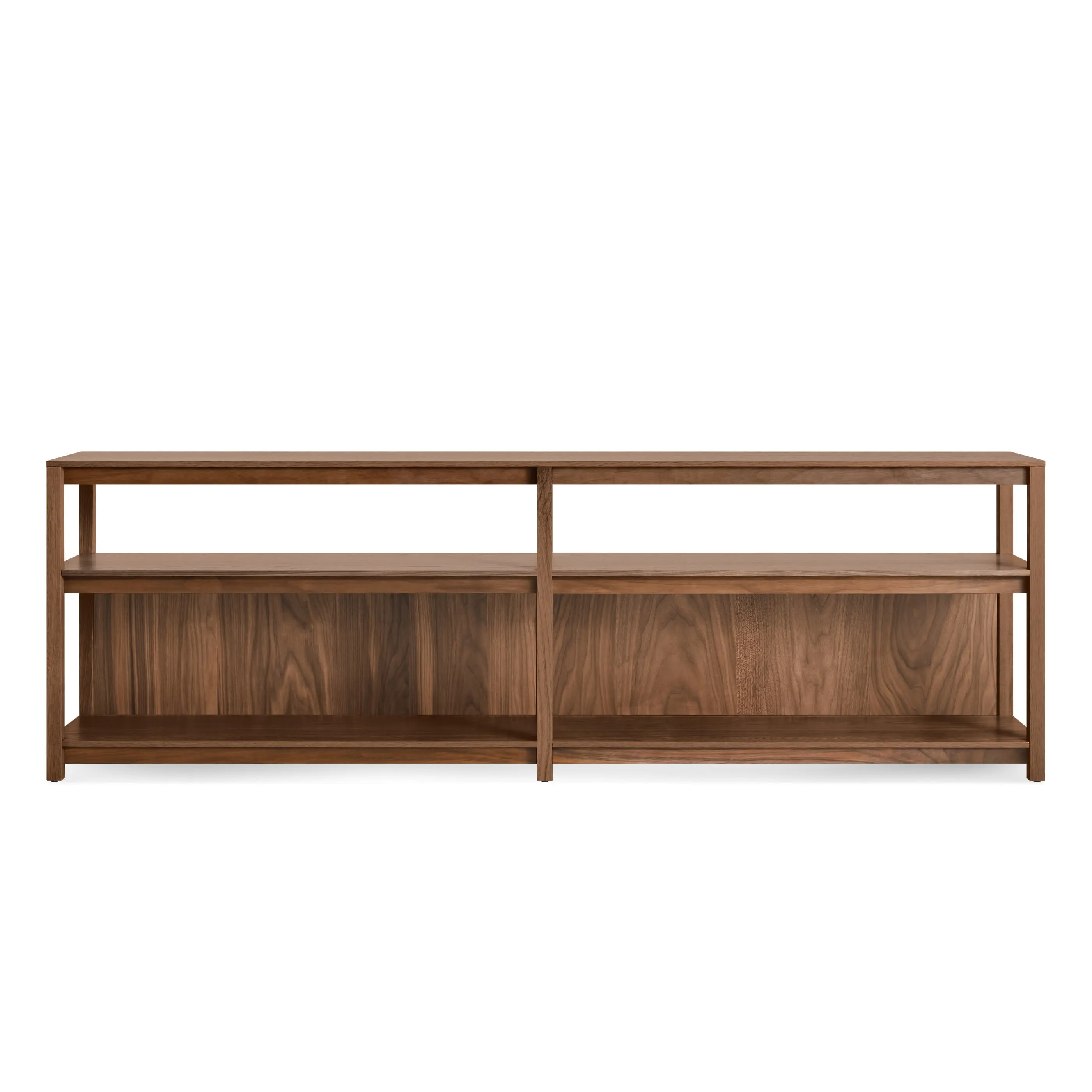 Open Plan Long and Low Bookcase