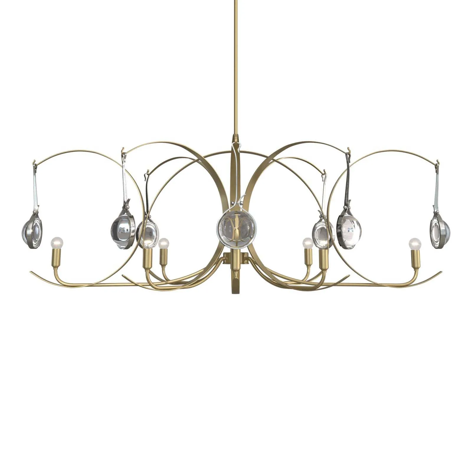Optic Oval Pendant Light