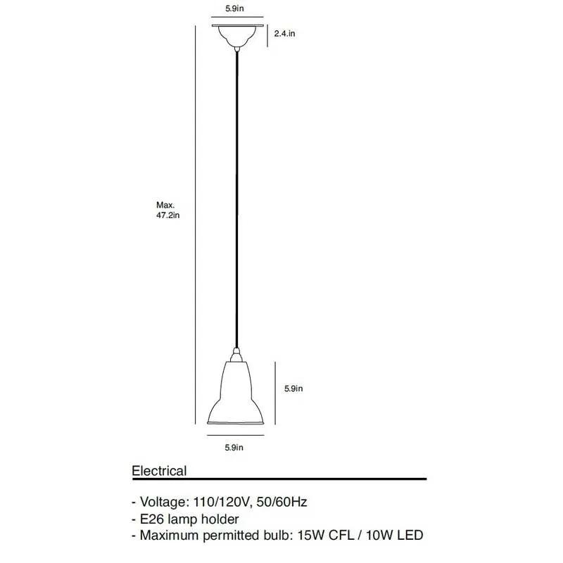 Original 1227 Pendant Light