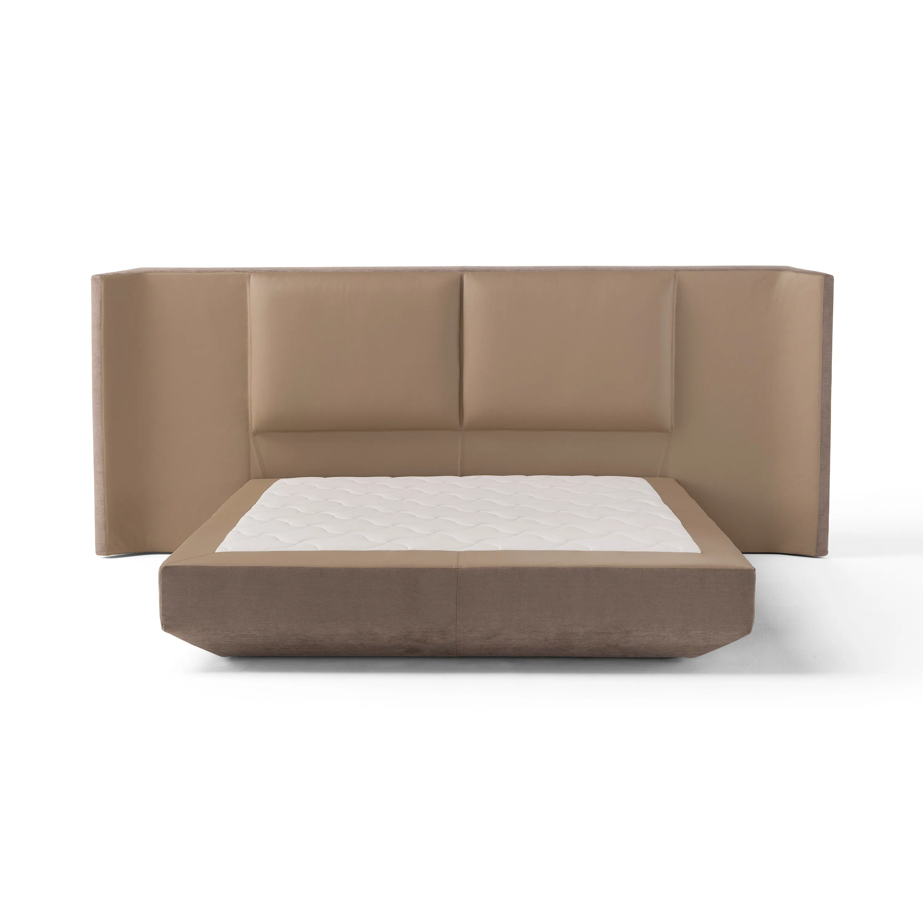 Panis Bed with Wide Headboard