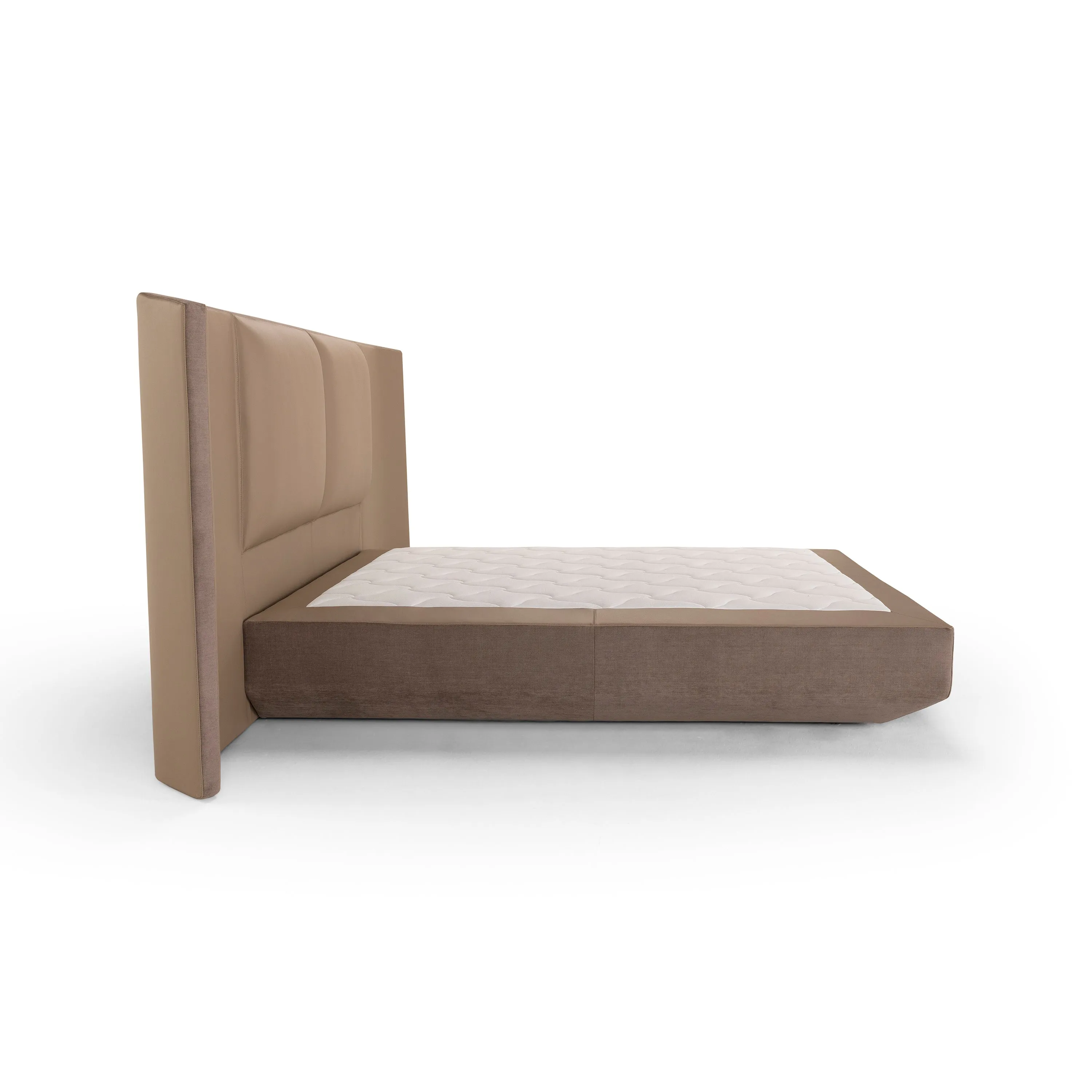 Panis Bed with Wide Headboard