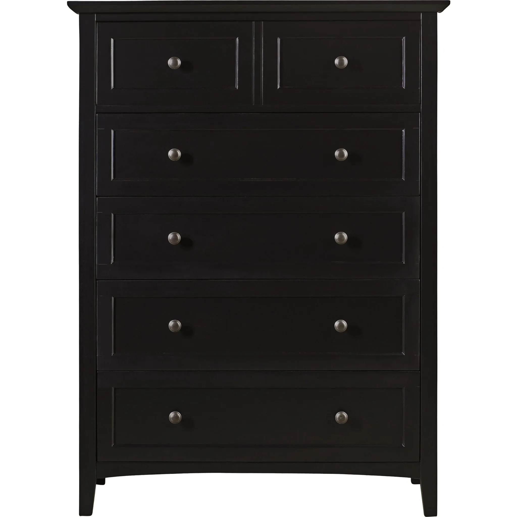 Paragon Five Drawer Chest in Black (2024) Modus
