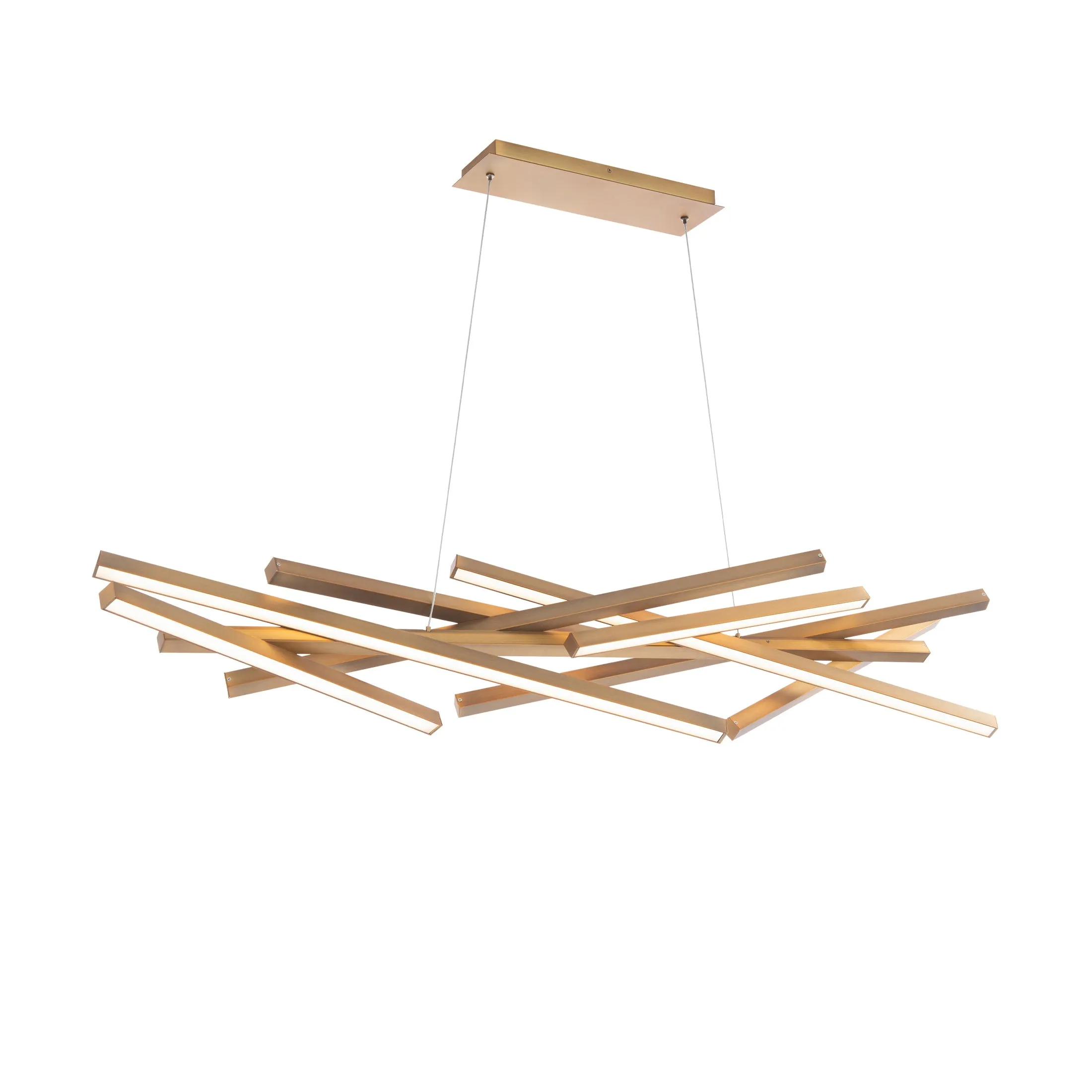 Parallax LED Linear Pendant Light
