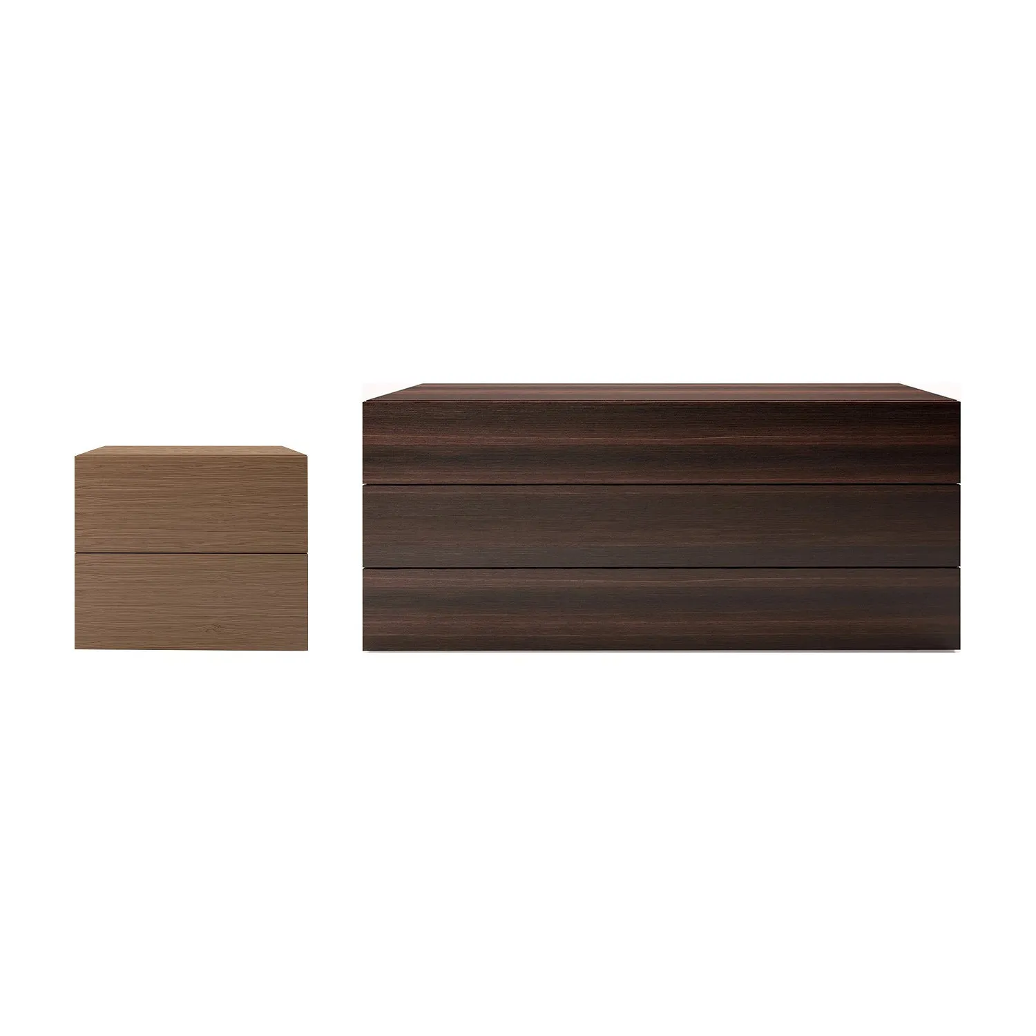People 2-Drawer Nightstand