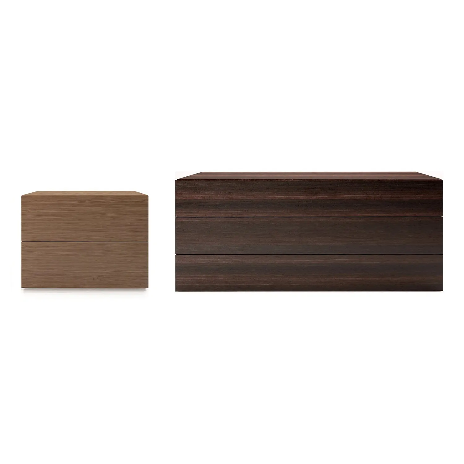 People 2-Drawer Nightstand