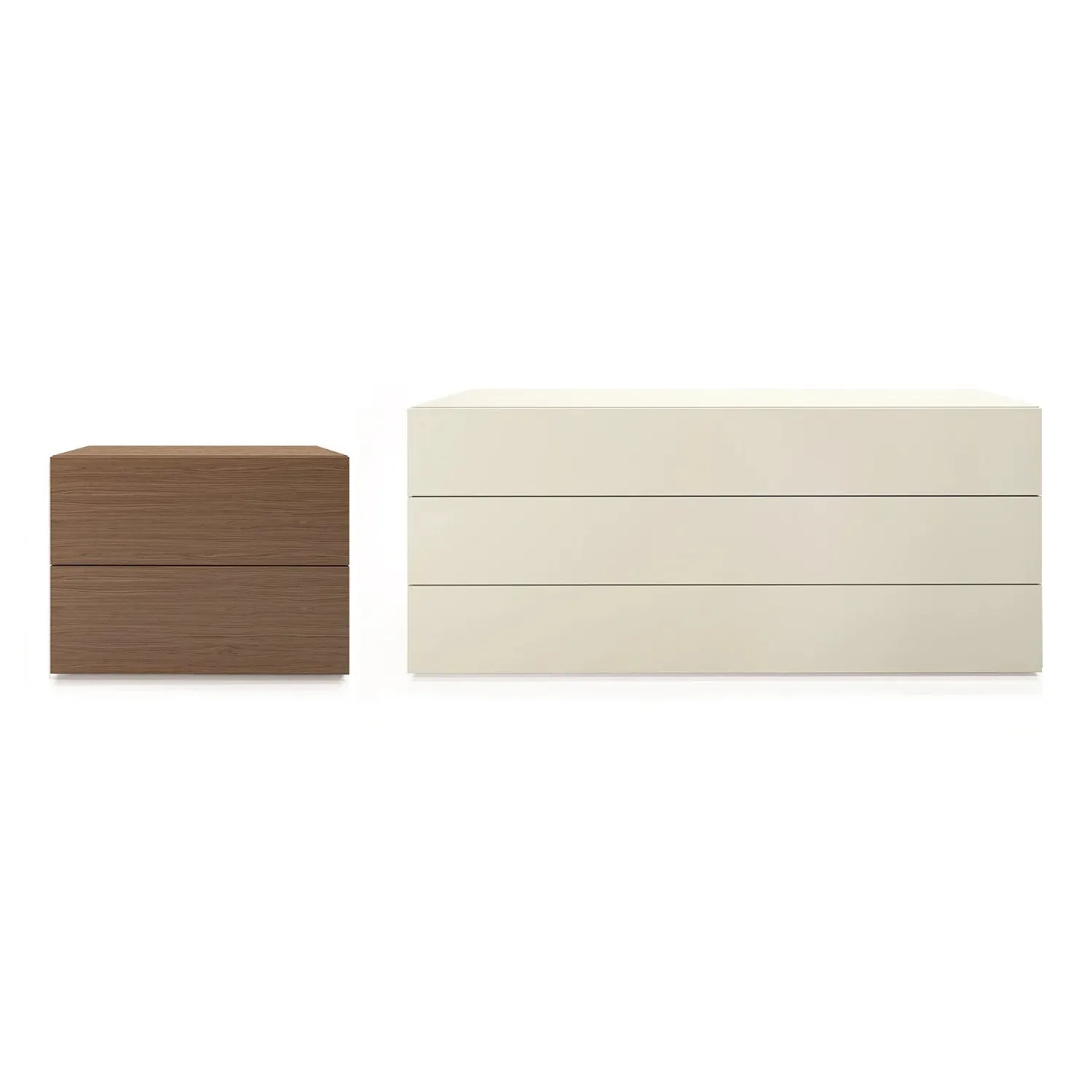 People 2-Drawer Nightstand