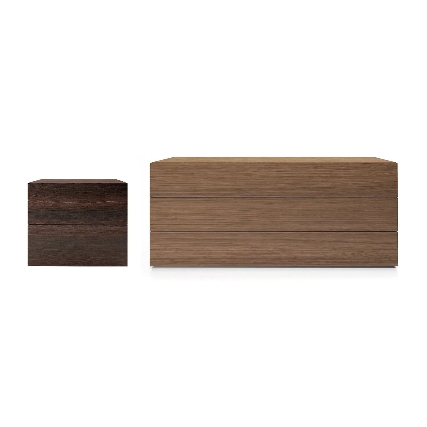 People 2-Drawer Nightstand