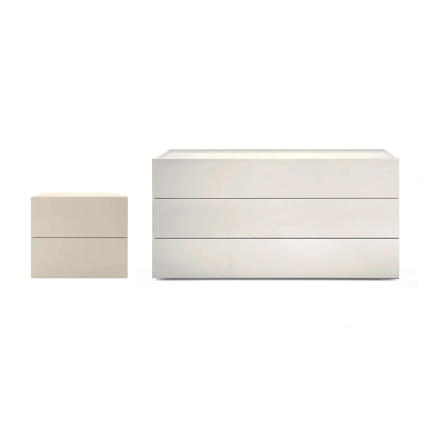 People 2-Drawer Nightstand