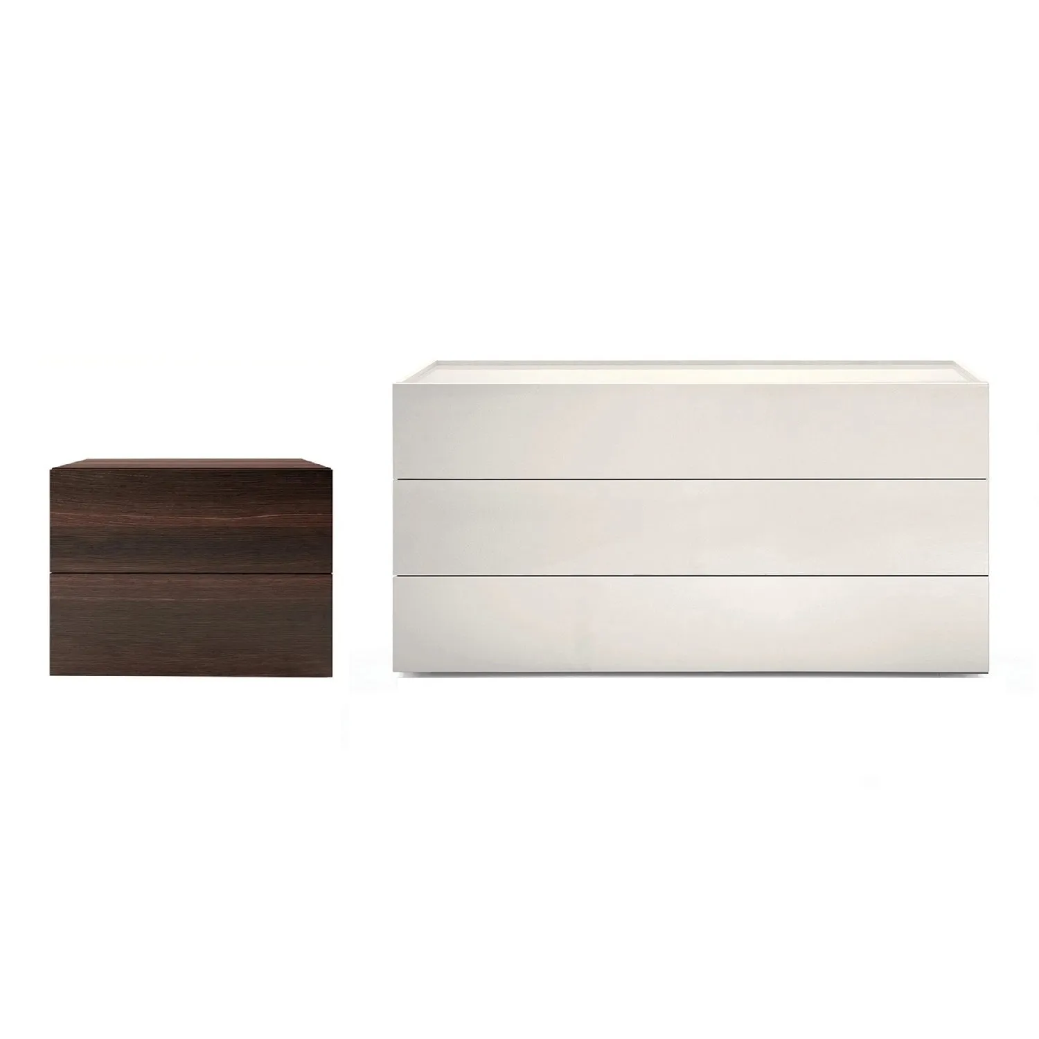 People 2-Drawer Nightstand