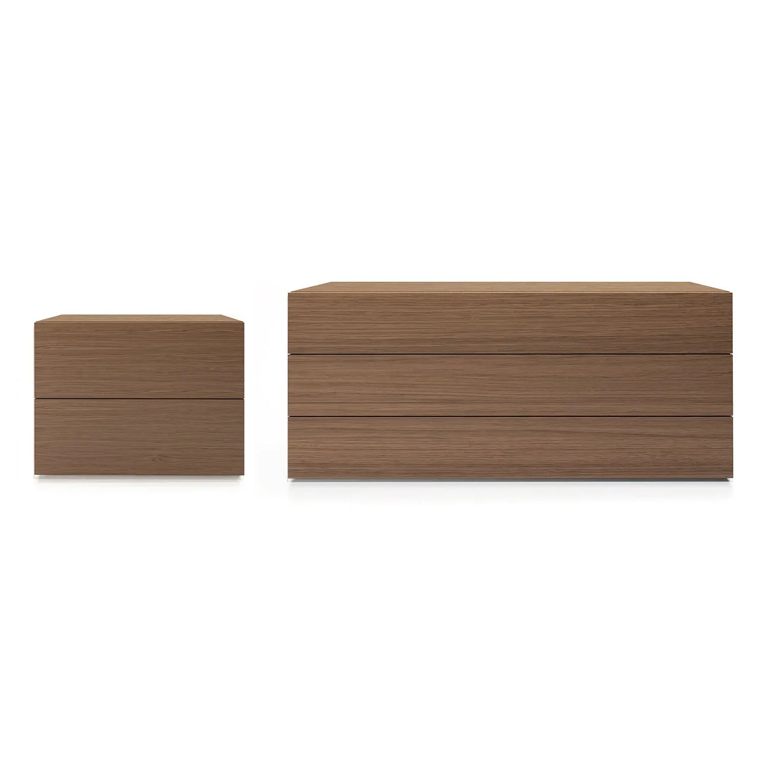 People 2-Drawer Nightstand