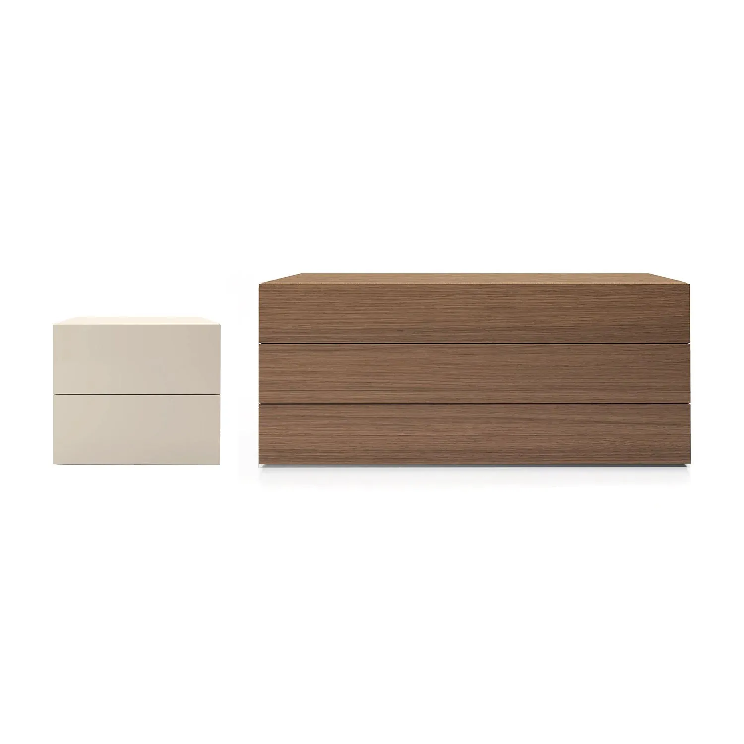 People 2-Drawer Nightstand
