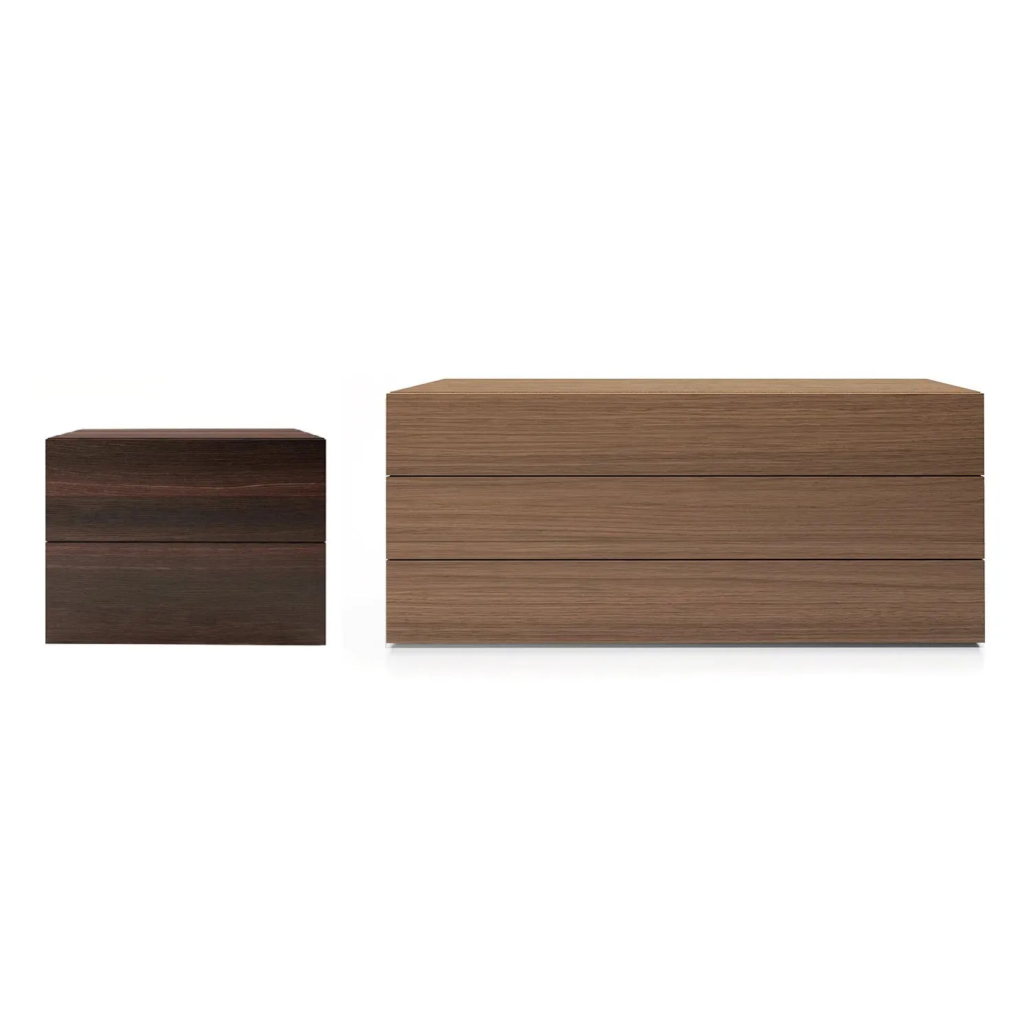 People 2-Drawer Nightstand
