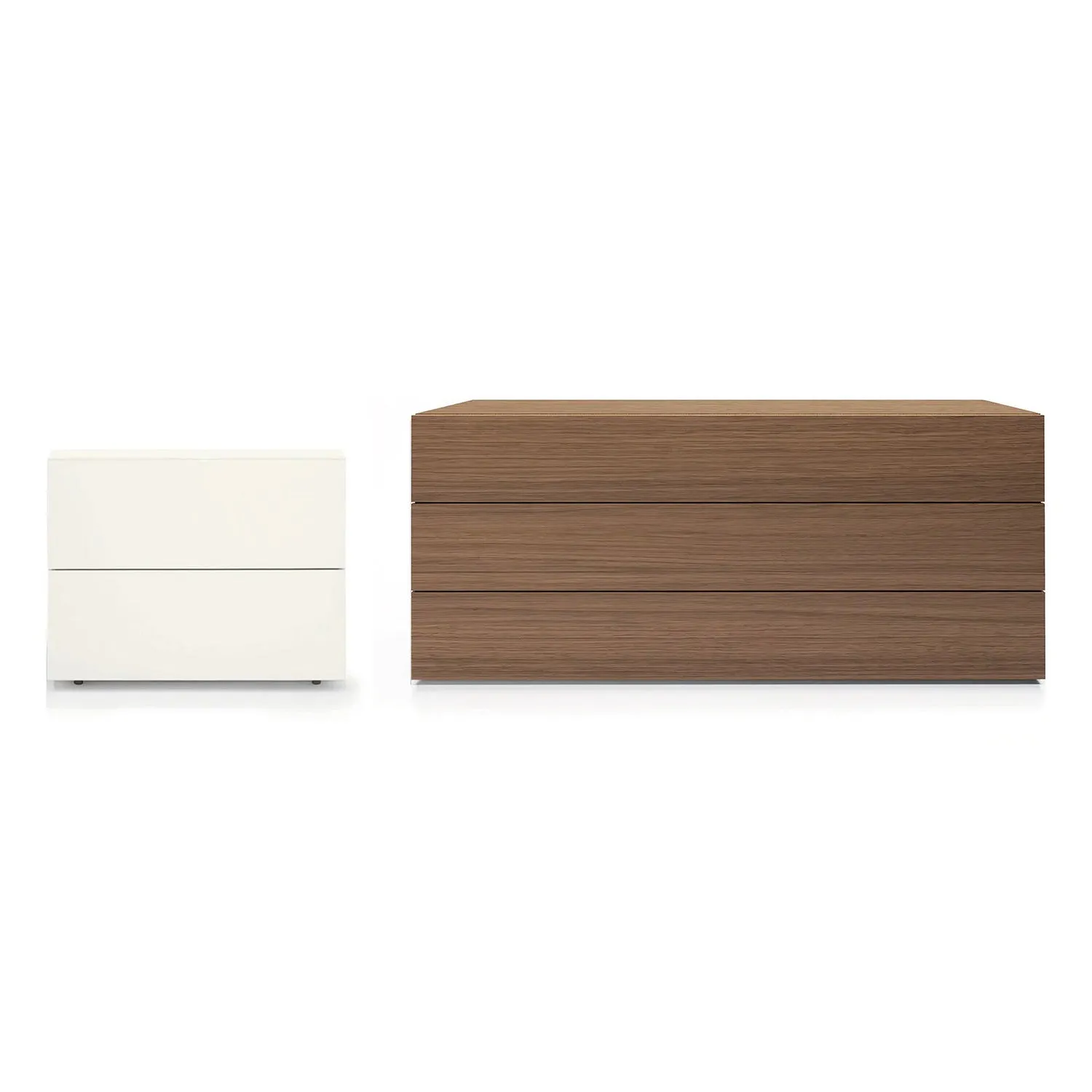 People 2-Drawer Nightstand
