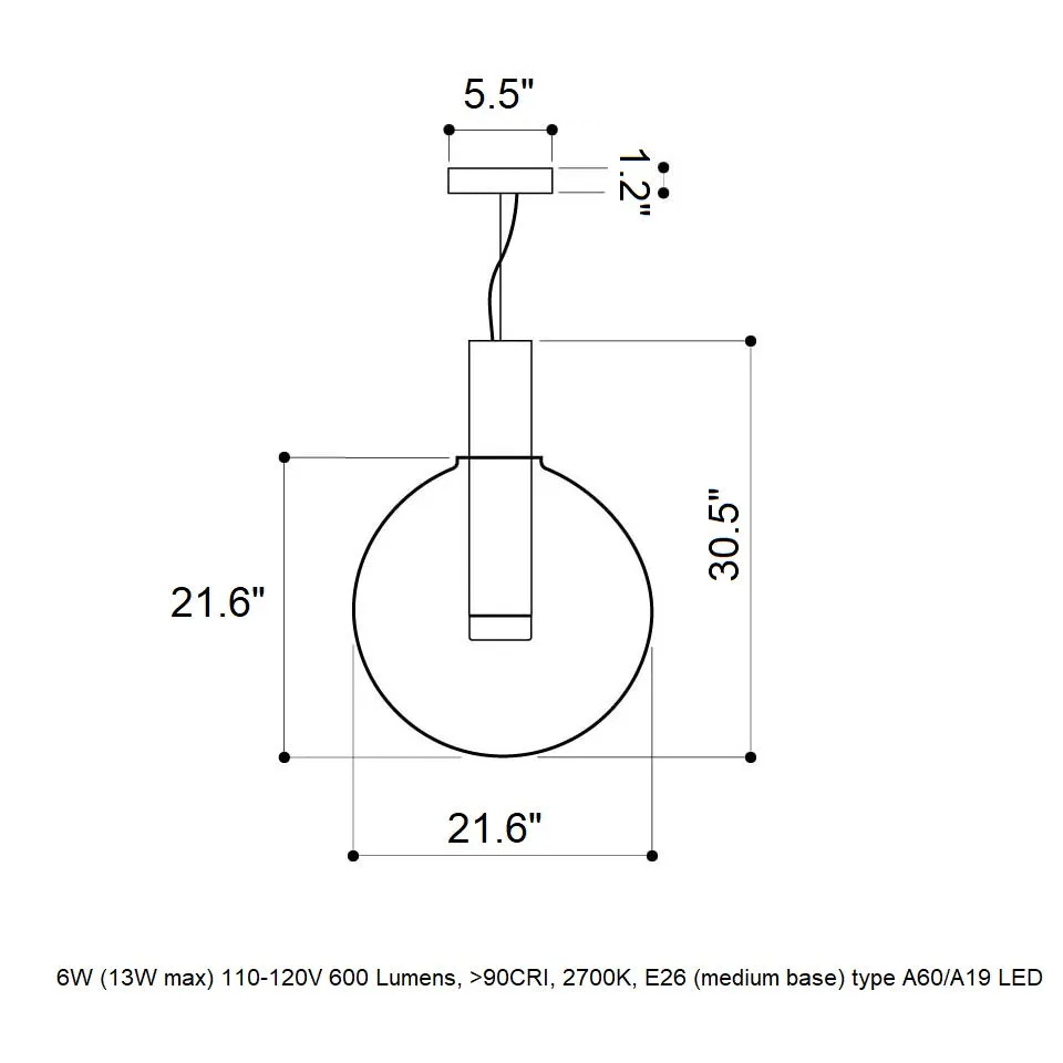 Phenomena LED Pendant Light