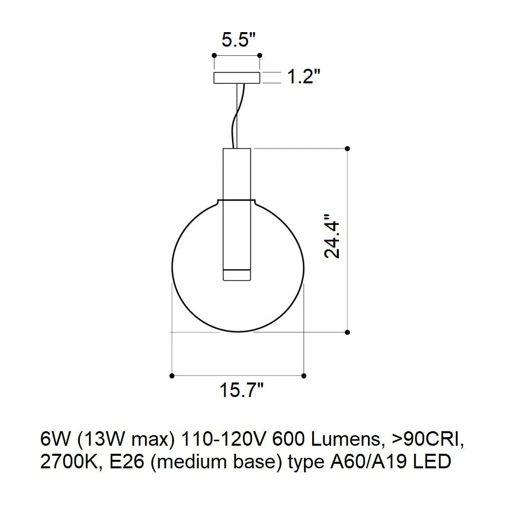 Phenomena LED Pendant Light