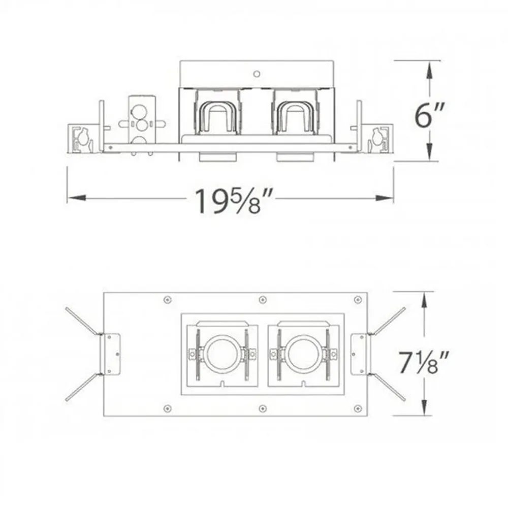 Precision Multiple Spots Two Light Housing