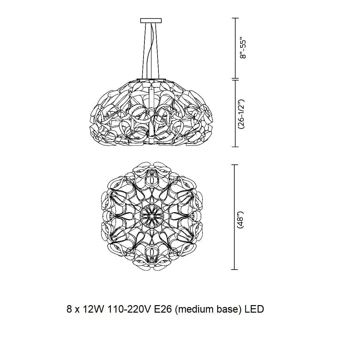 Quantica Pendant Light