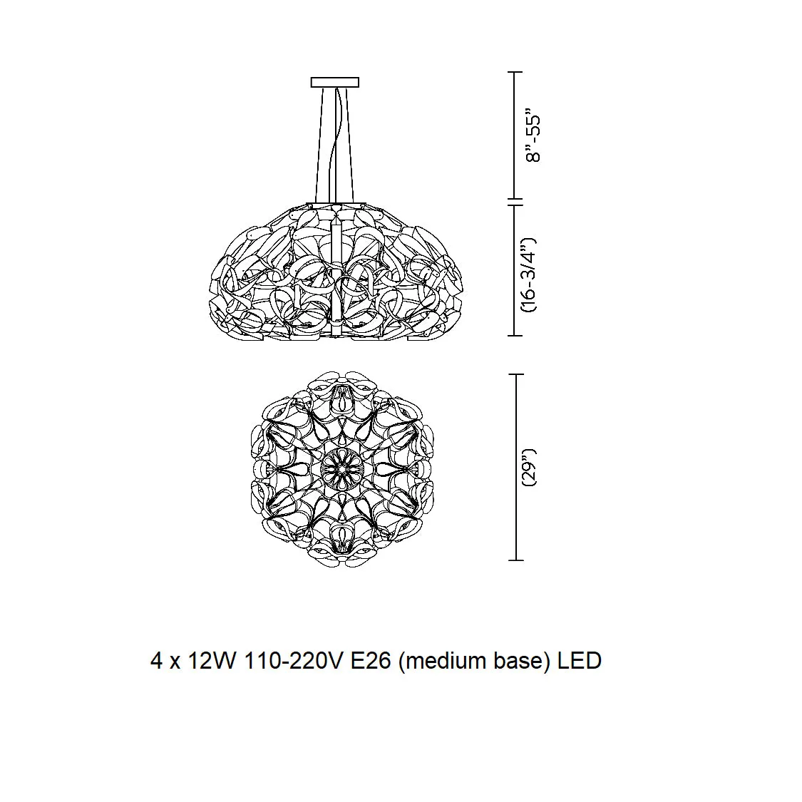 Quantica Pendant Light