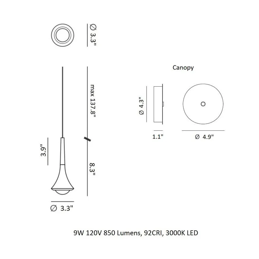 Rain Pendant Light