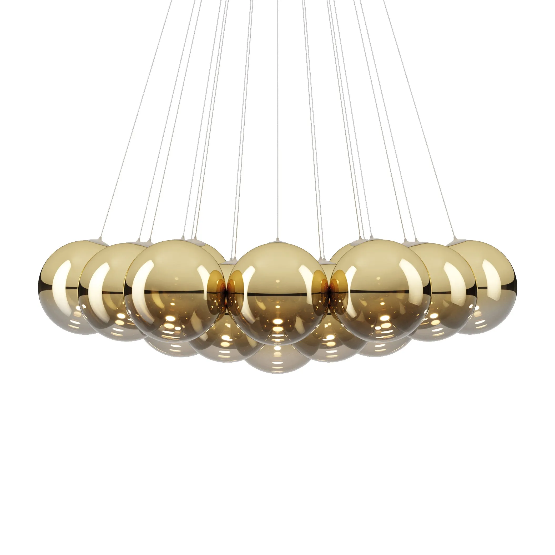 Random Cloud Large Multi Light LED Pendant Light