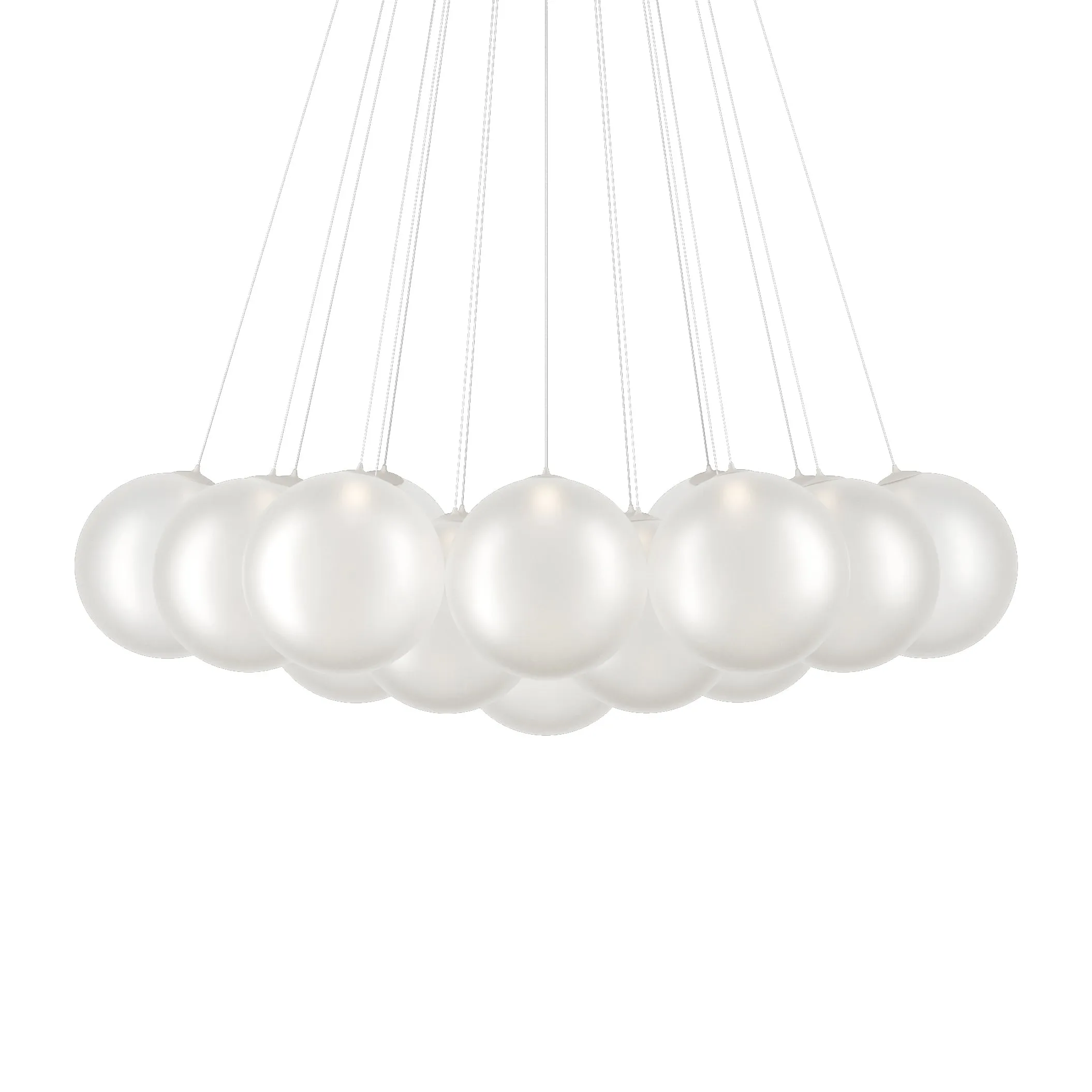 Random Cloud Large Multi Light LED Pendant Light