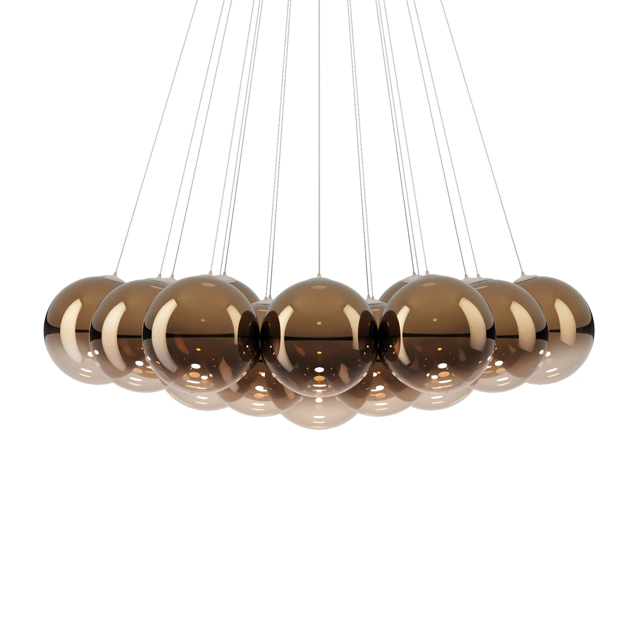 Random Cloud Large Multi Light LED Pendant Light