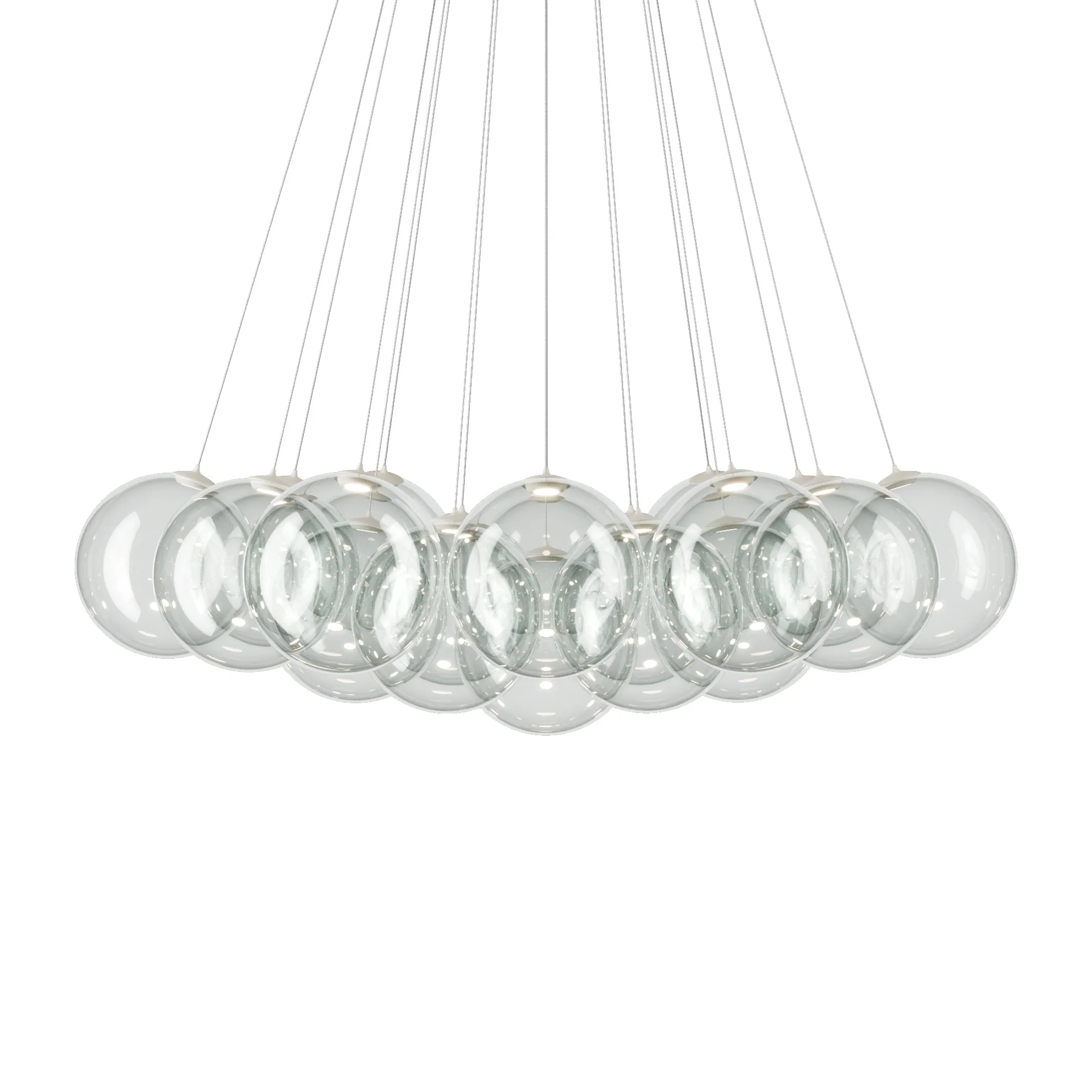 Random Cloud Large Multi Light LED Pendant Light