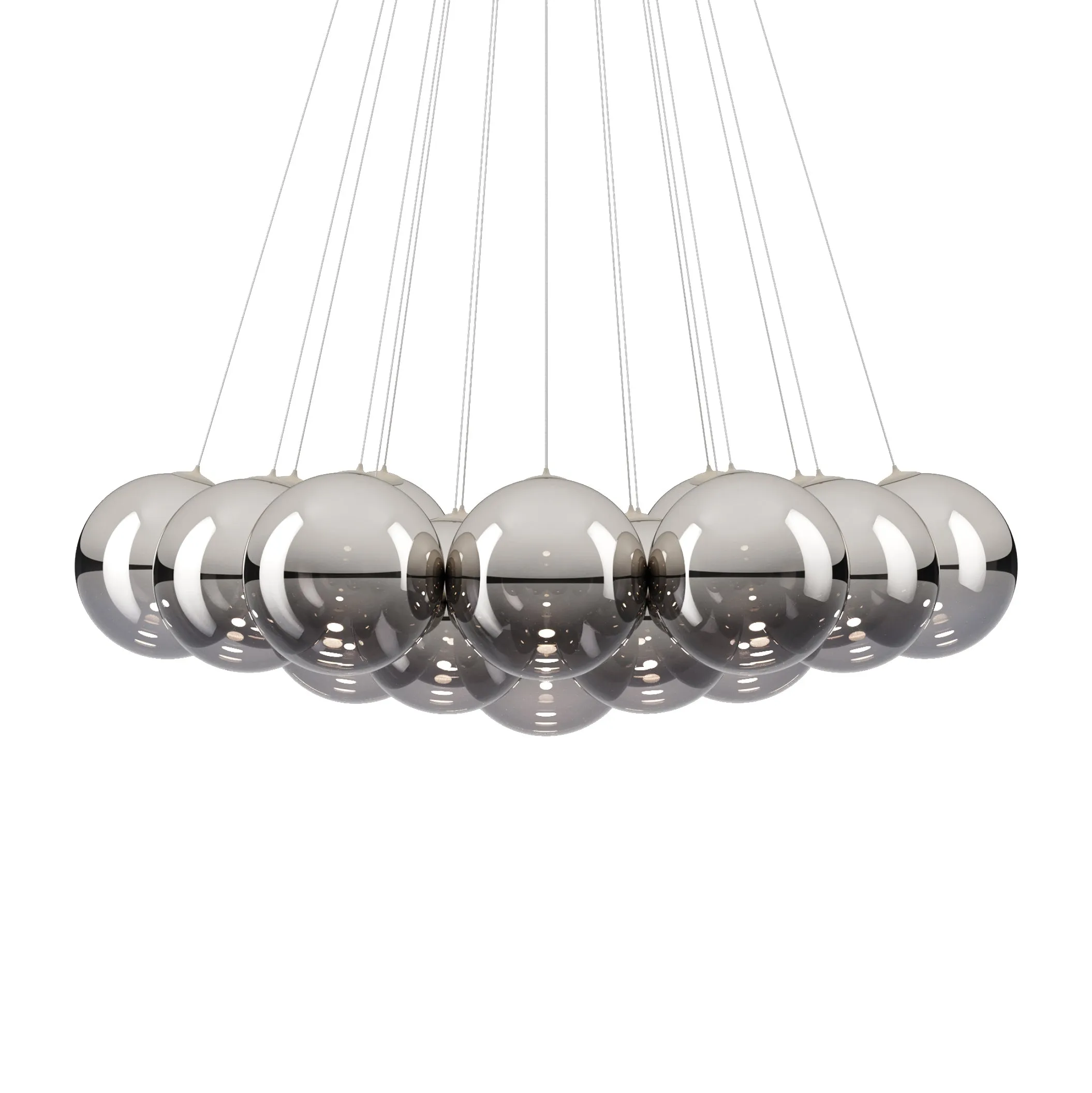 Random Cloud Large Multi Light LED Pendant Light