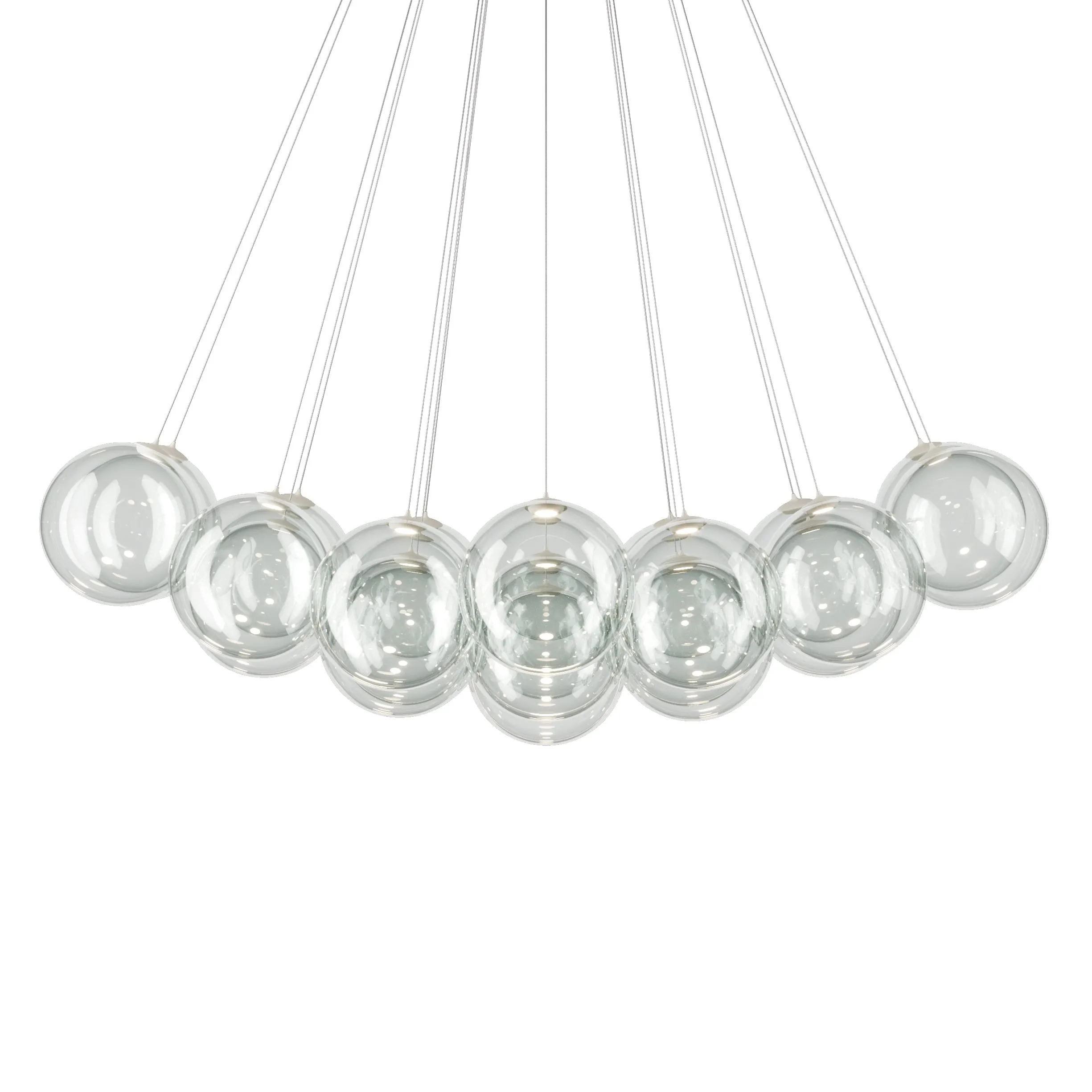 Random Cloud Large Multi Light LED Pendant Light