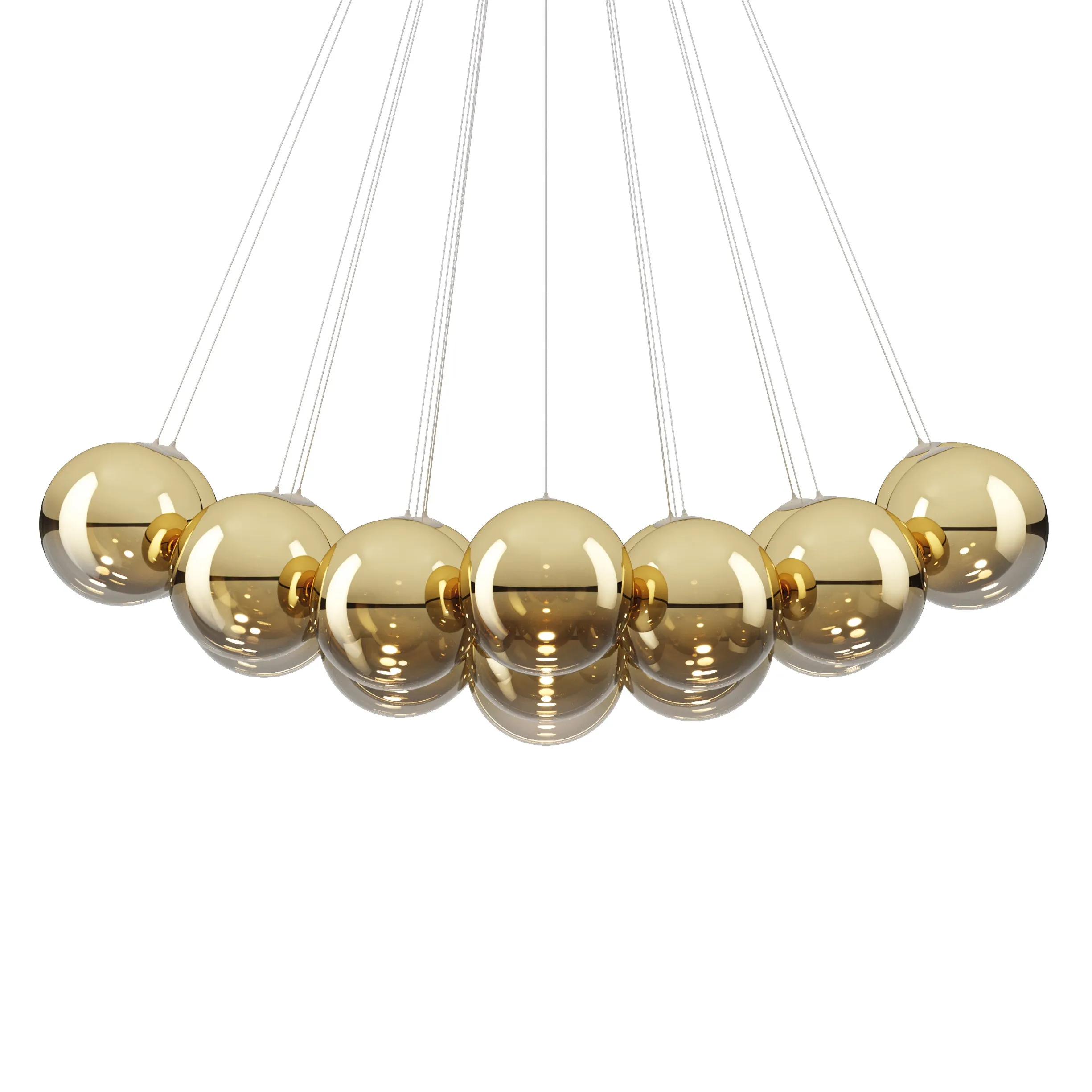 Random Cloud Large Multi Light LED Pendant Light
