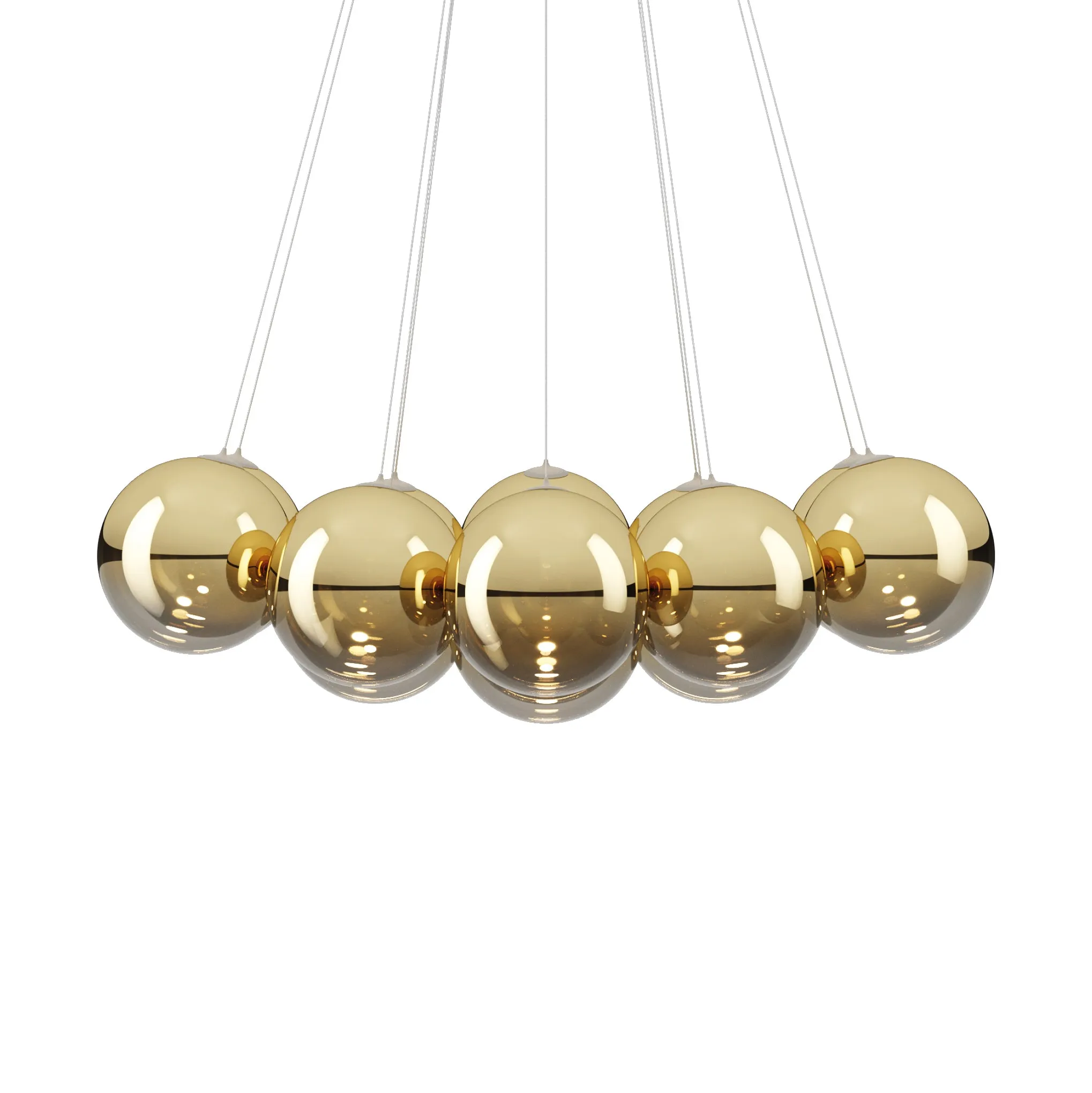 Random Cloud Large Multi Light LED Pendant Light