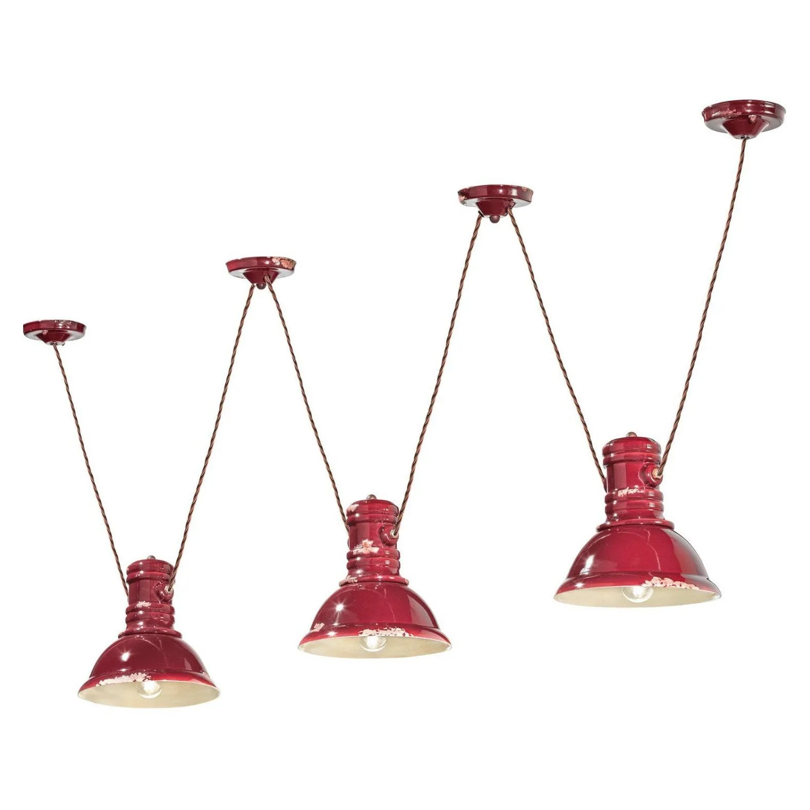 Retro Industrial Multi-Light Pendant Light