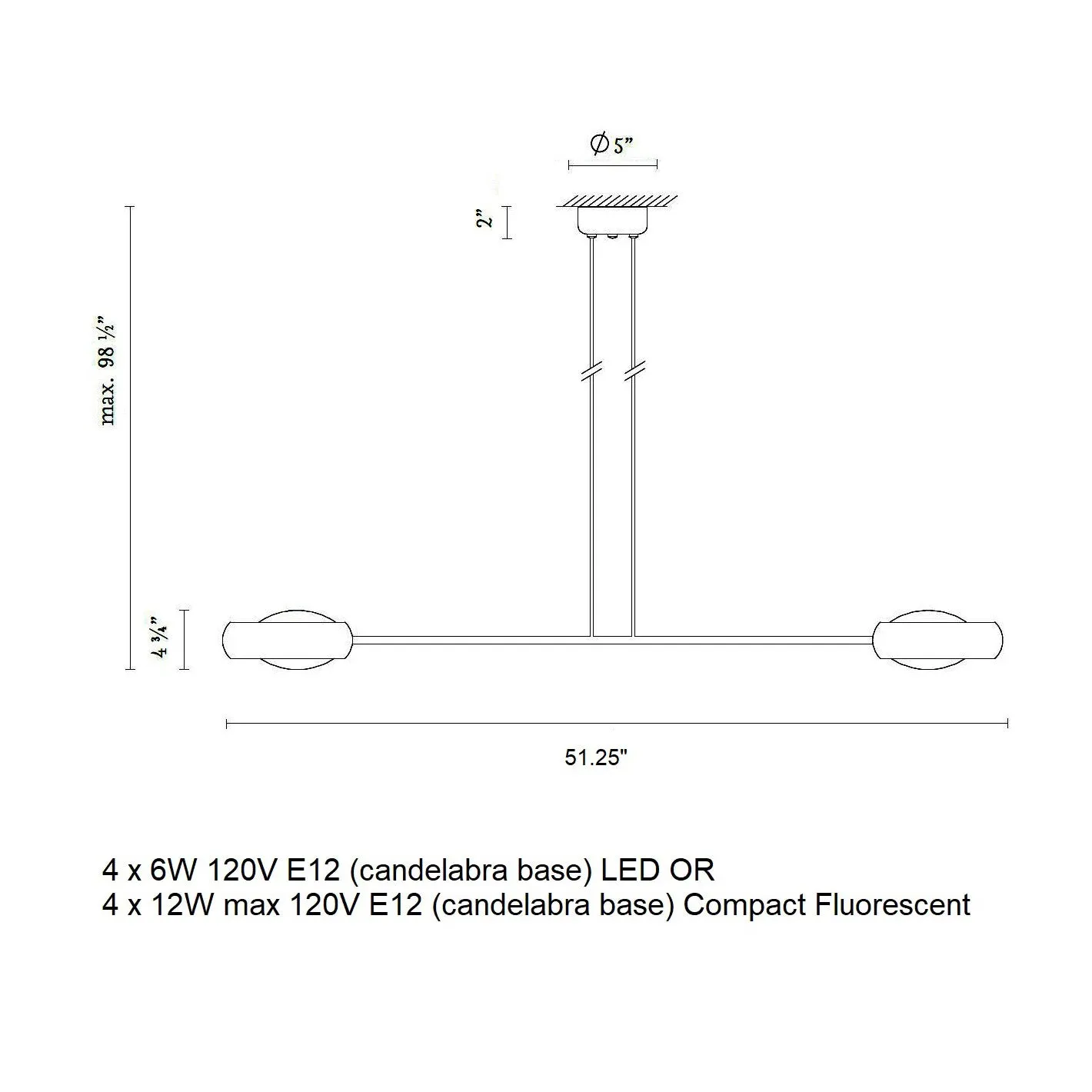 Ring S2 Linear Pendant Light