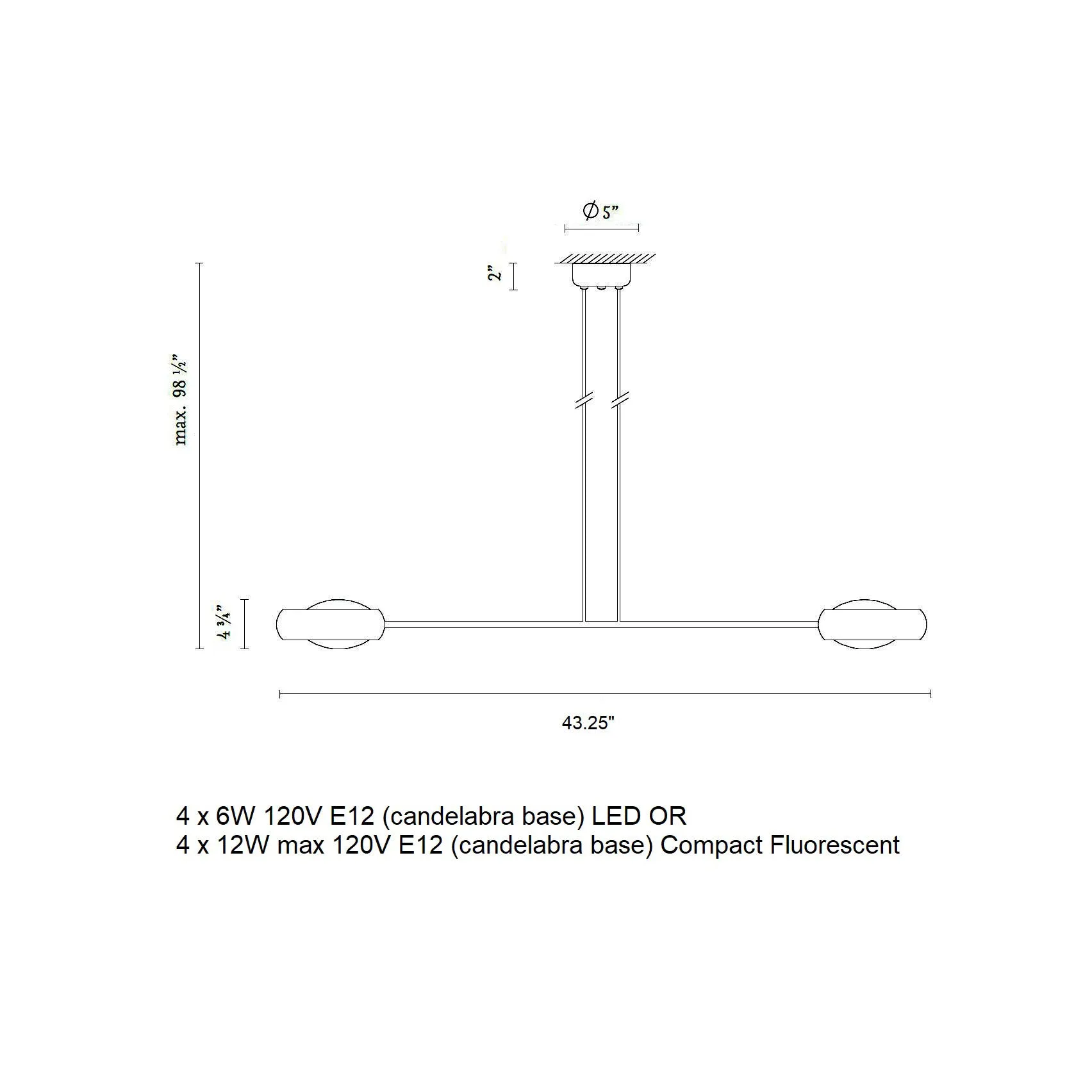 Ring S2 Linear Pendant Light