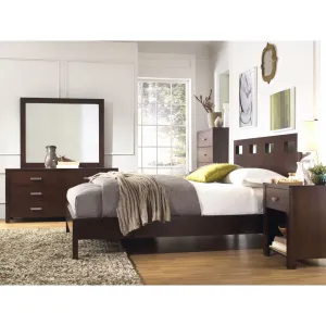 Riva Six Drawer Dresser in Chocolate Brown (2024) Modus