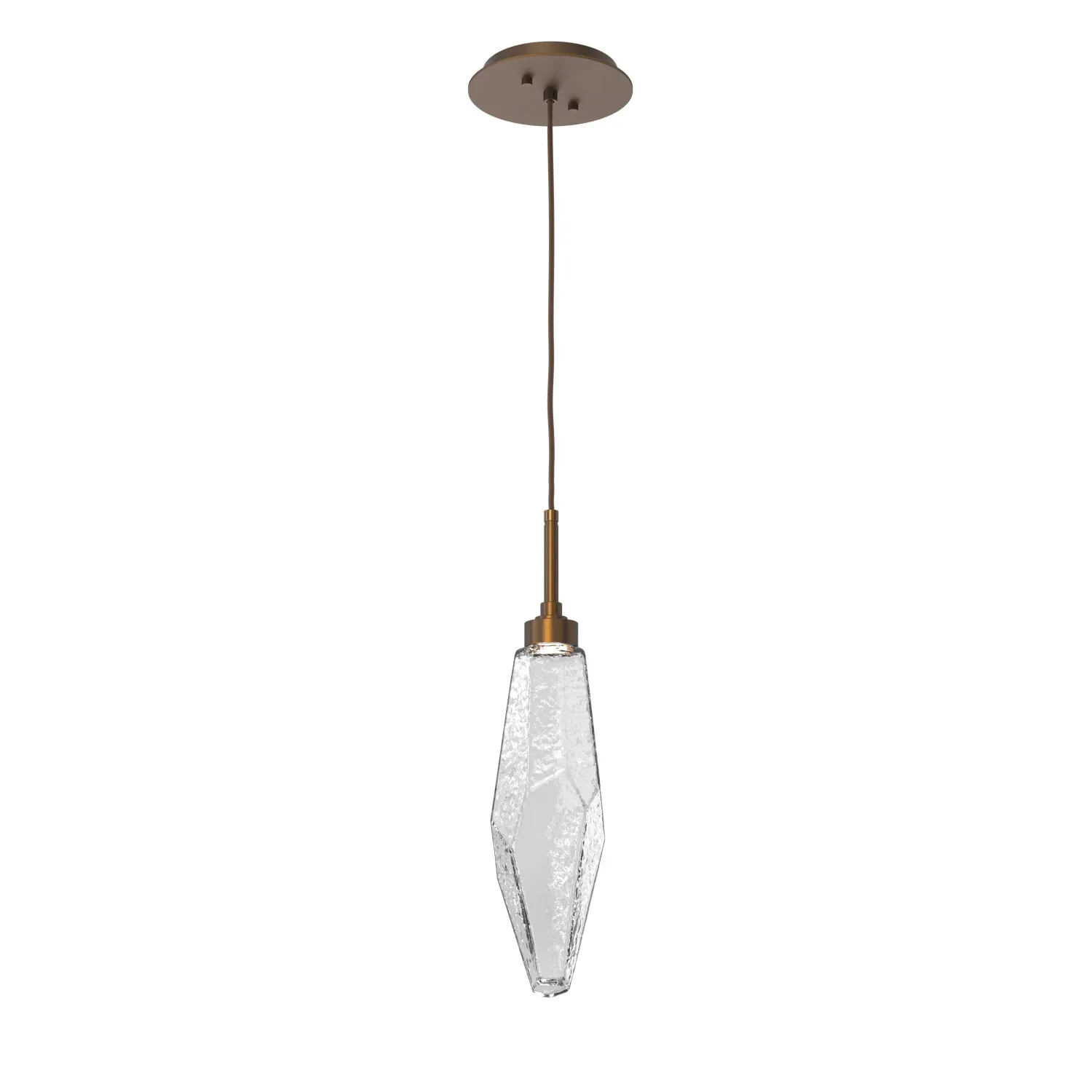Rock Crystal LED Pendant Light