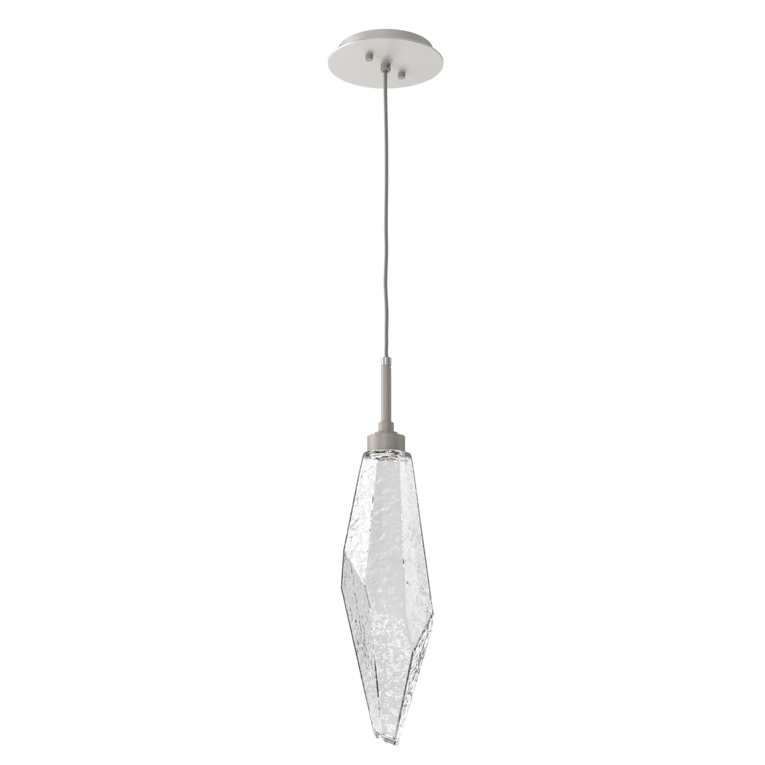 Rock Crystal LED Pendant Light