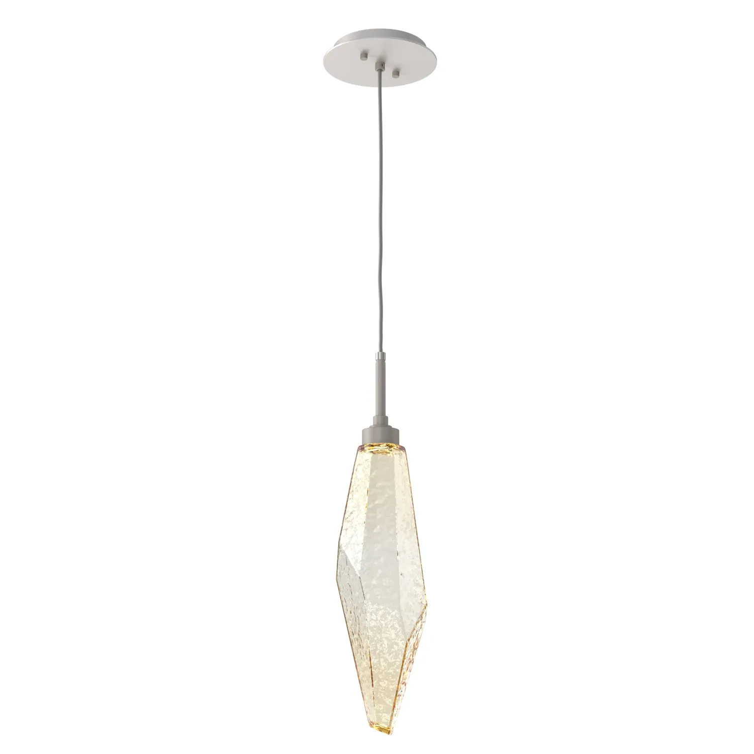 Rock Crystal LED Pendant Light