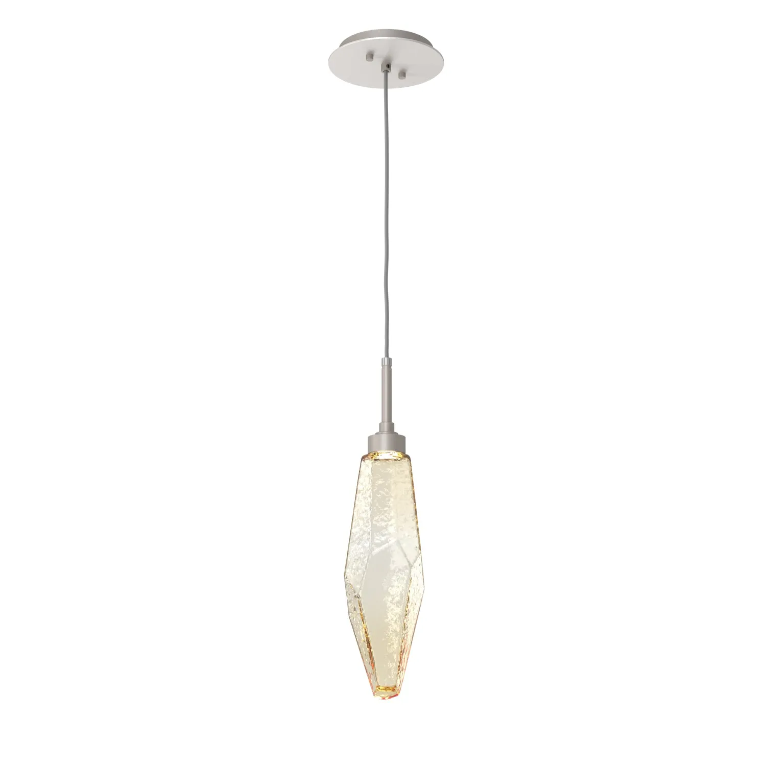 Rock Crystal LED Pendant Light