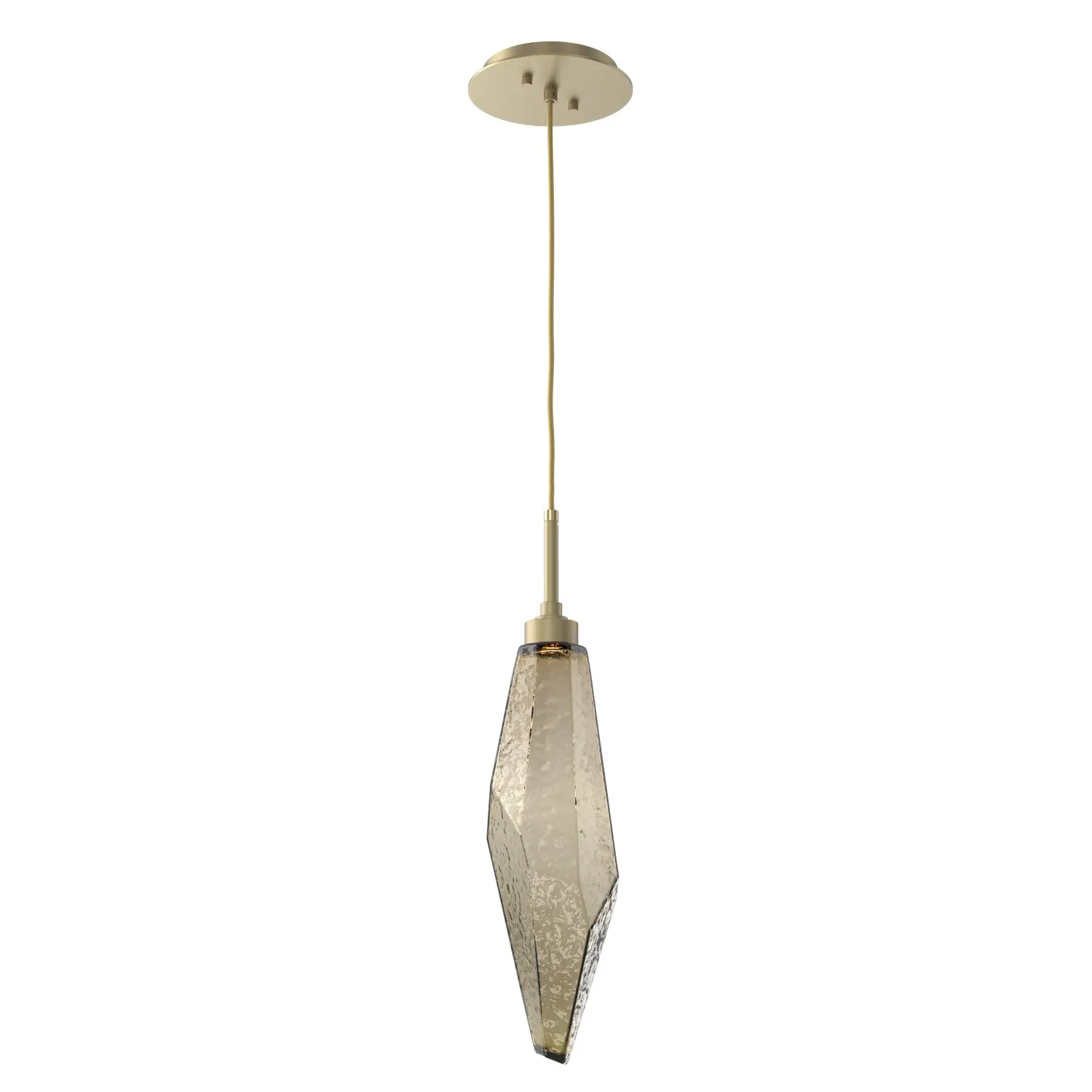 Rock Crystal LED Pendant Light